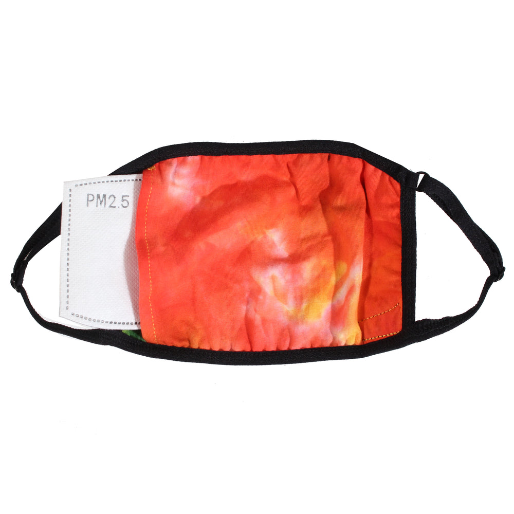 FASK Tie Dye Mask in blue/orange – view 2 of 4