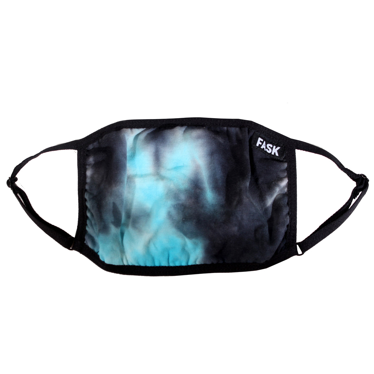 FASK Tie Dye Mask in blue and pink – view 1 of 2