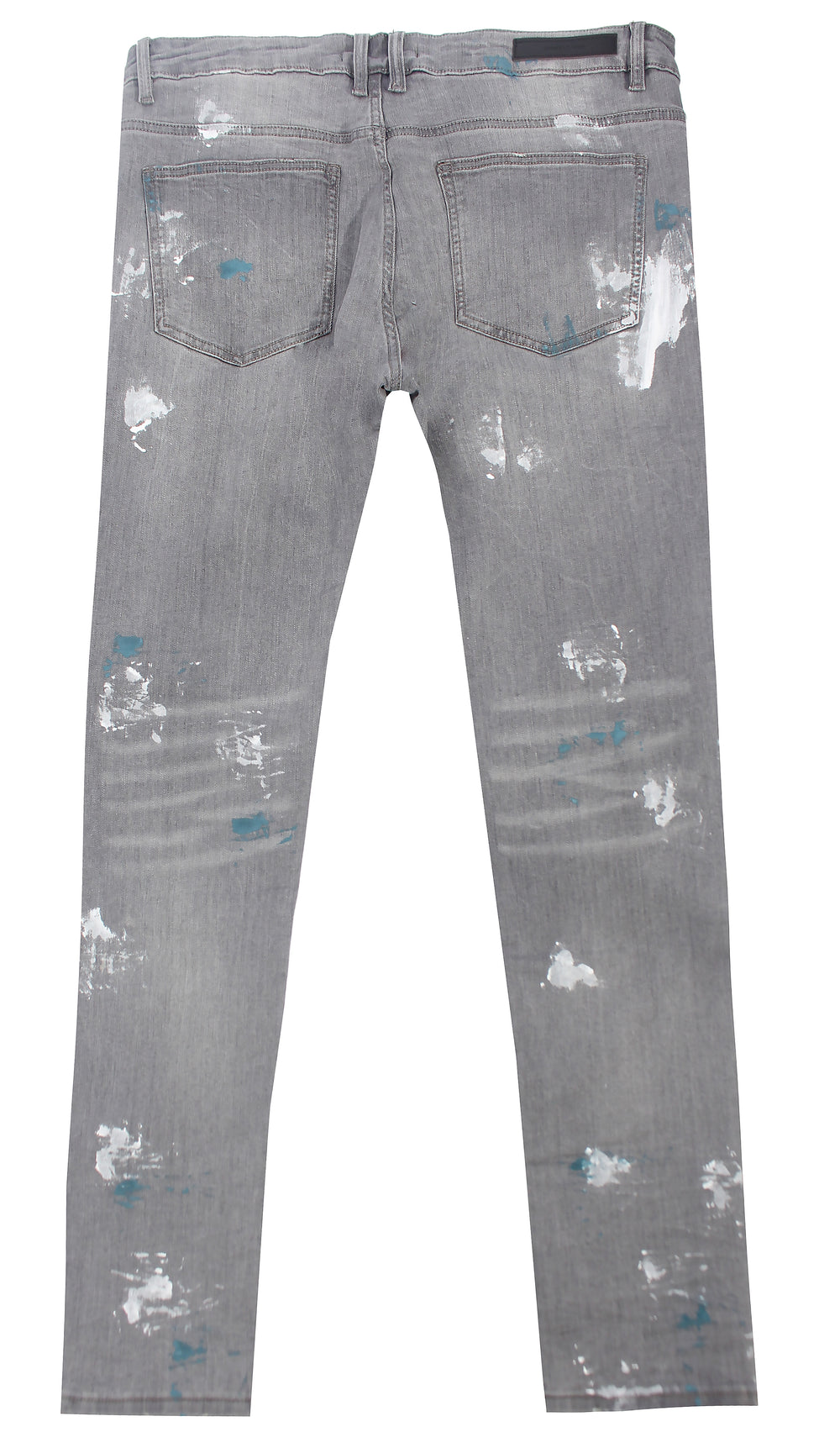 Embellish Asher Standard Denim in grey paint – view 2 of 2