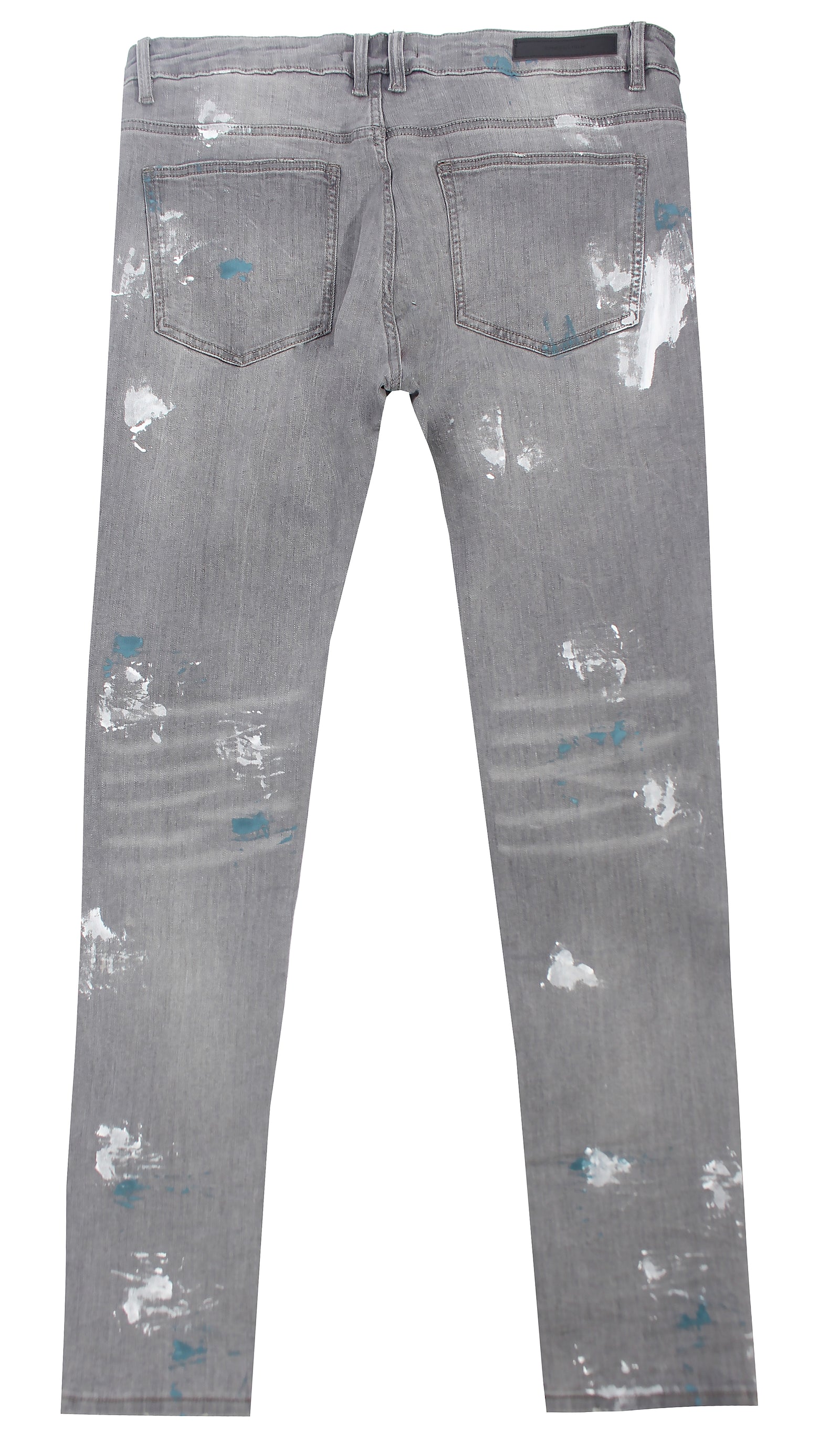 Embellish Asher Standard Denim in grey paint – view 2 of 2