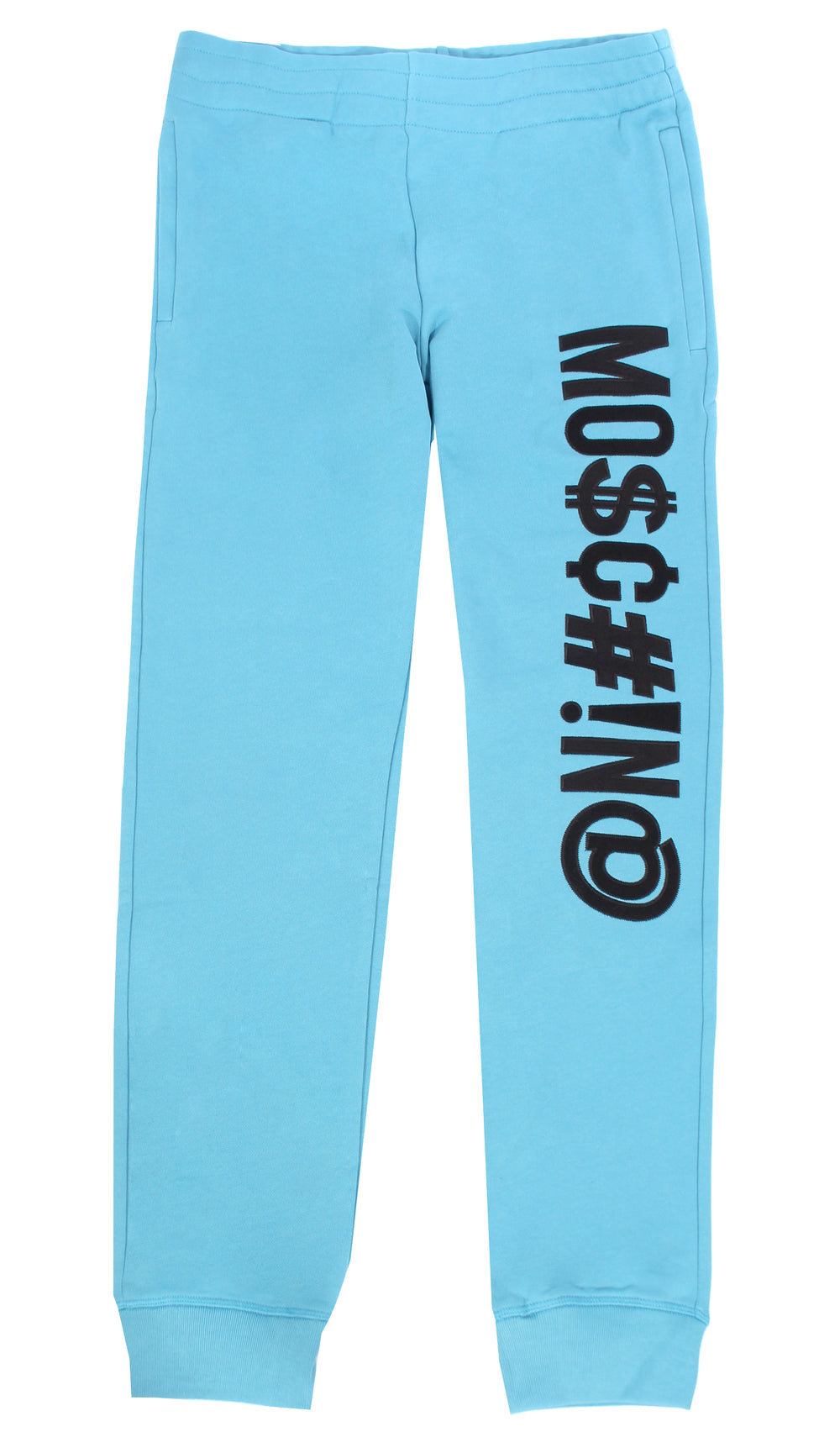 Moschino Mo$c#!n@ Embroidered Jogger in blue – view 1 of 3