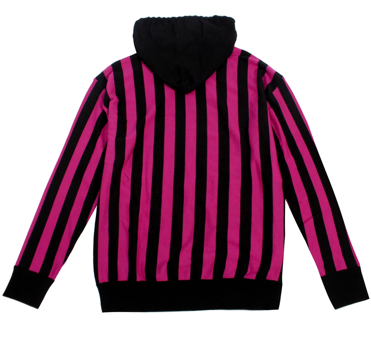 Moschino Pullover Hooded Sweater - Black &amp; Pink
