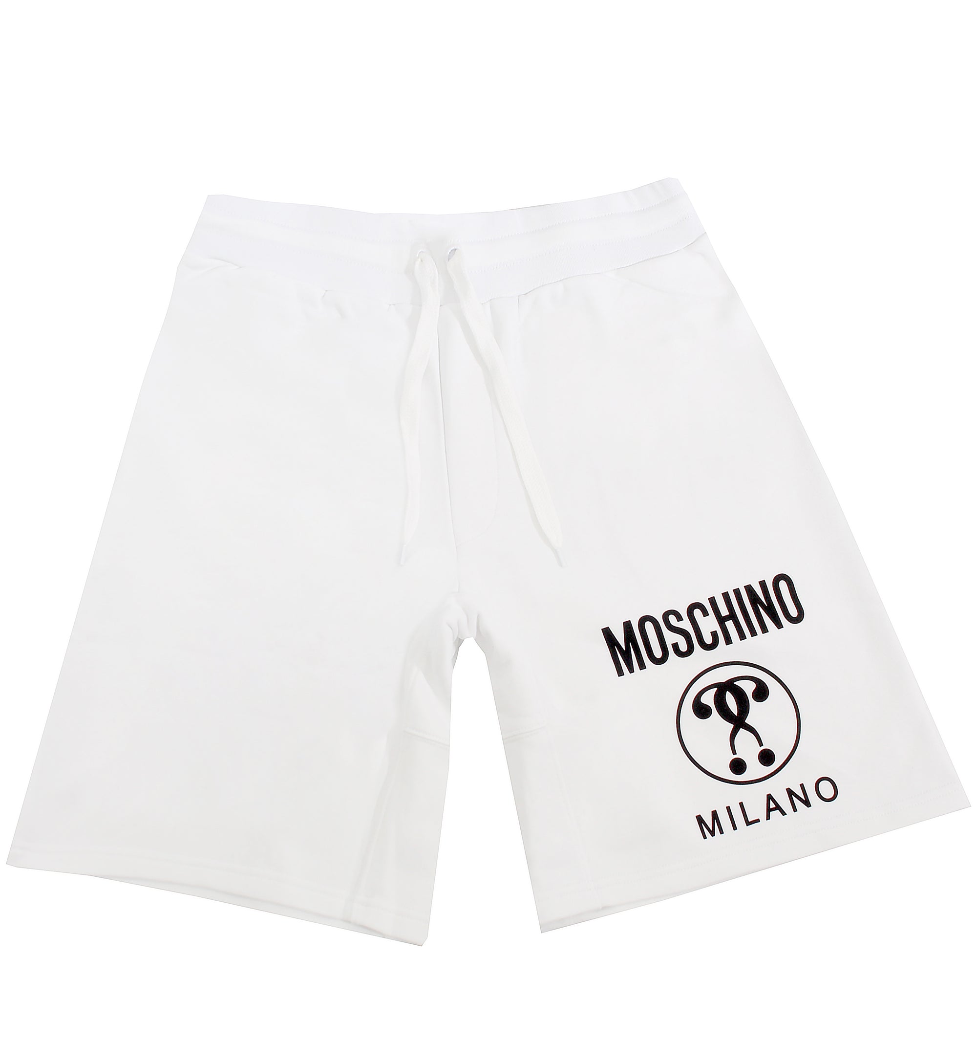 Moschino Logo Shorts - White