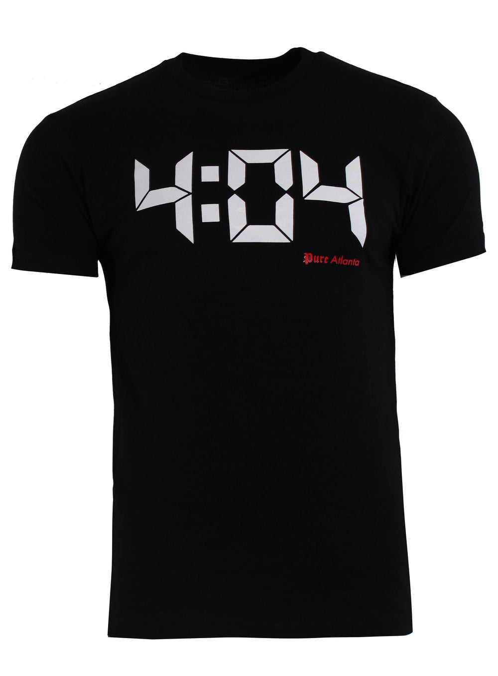 Pure 4:04 Pure Atlanta Time Tee Shirt in black – view 3 of 4