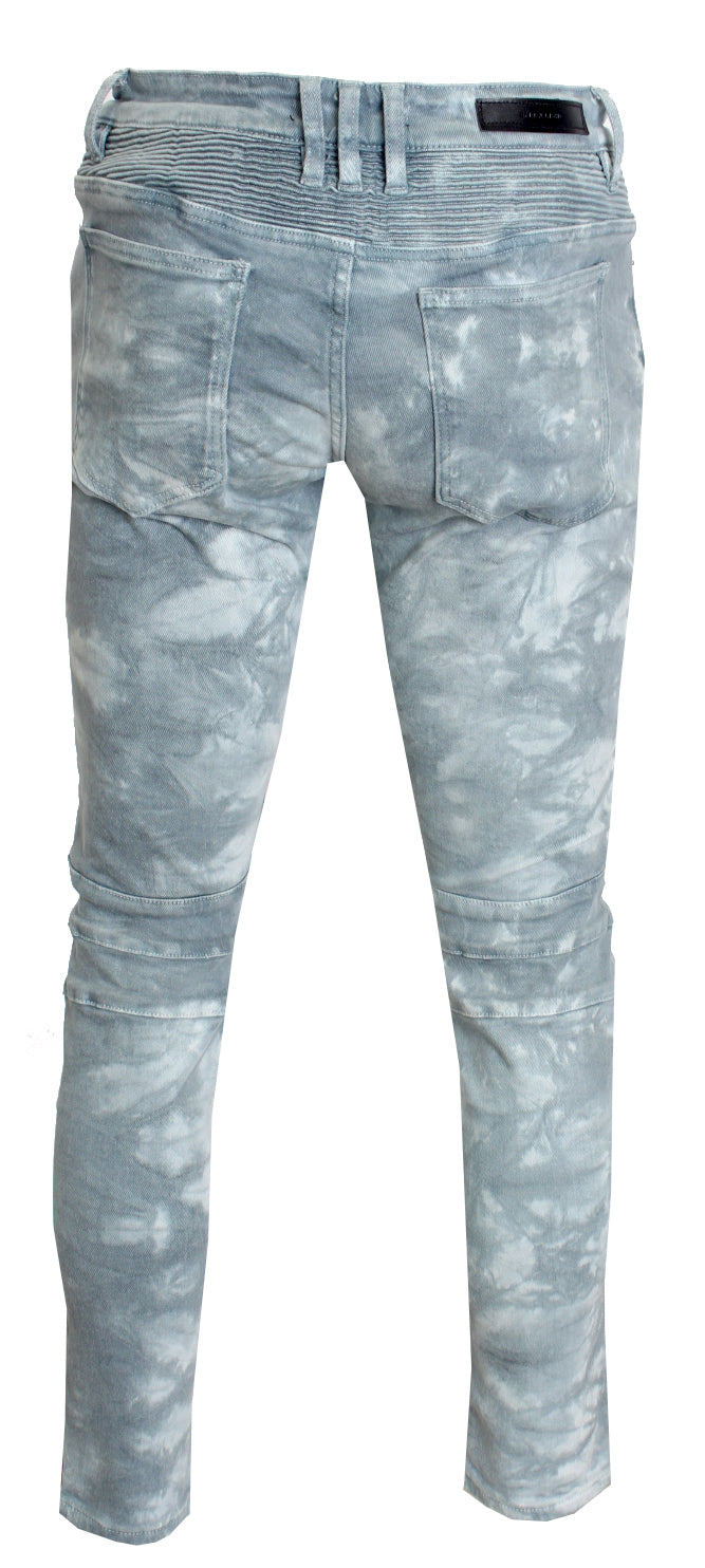 Men's Nelson Biker Denim-Light Grey