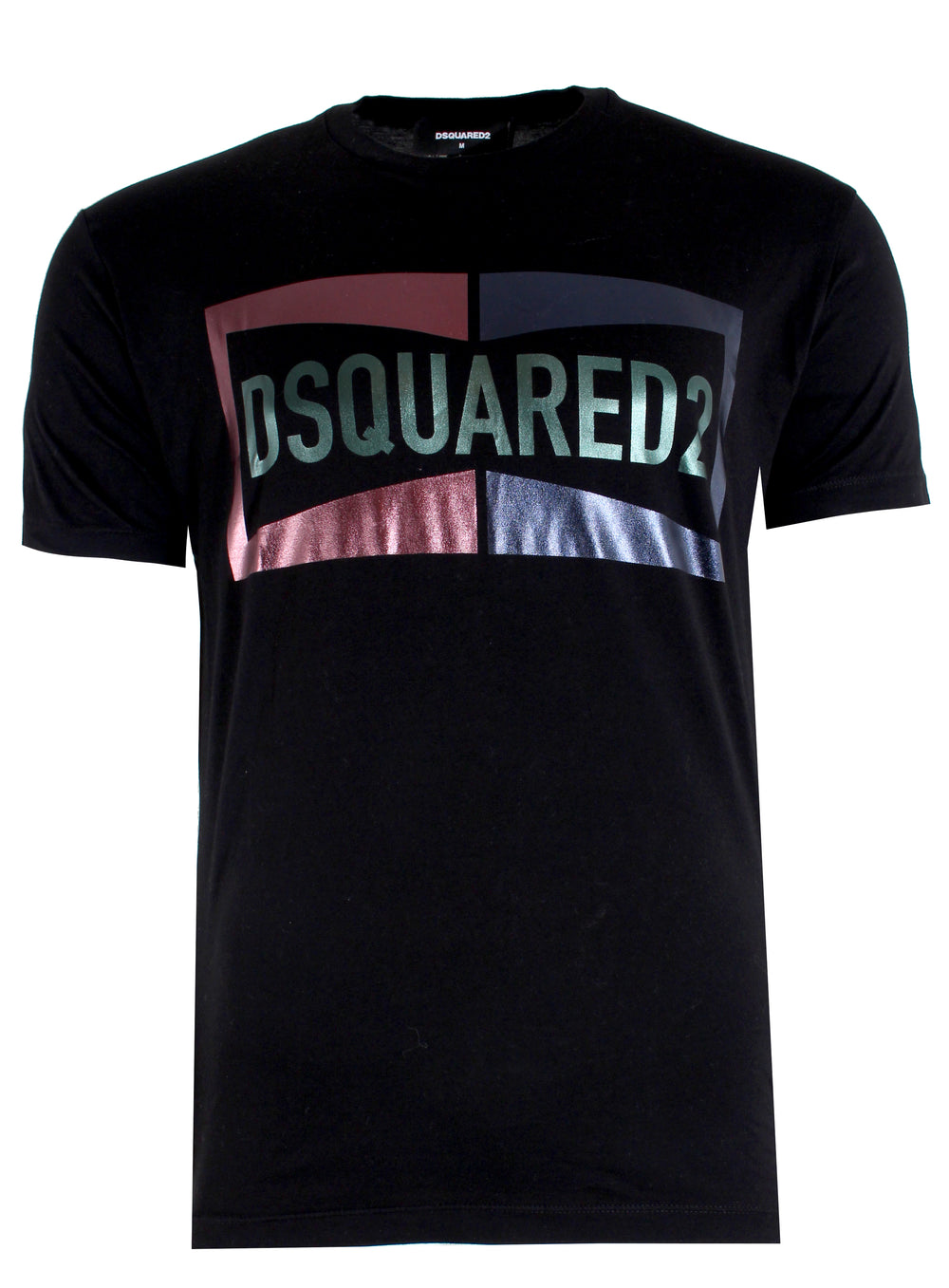 Men's Dsquared2 Graphic Metallic Tee Shirt