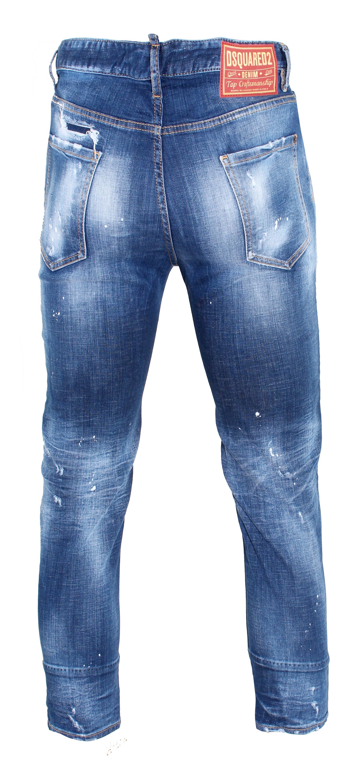 Men's Dsquared2 Holy Dark Wash Brad Jeans