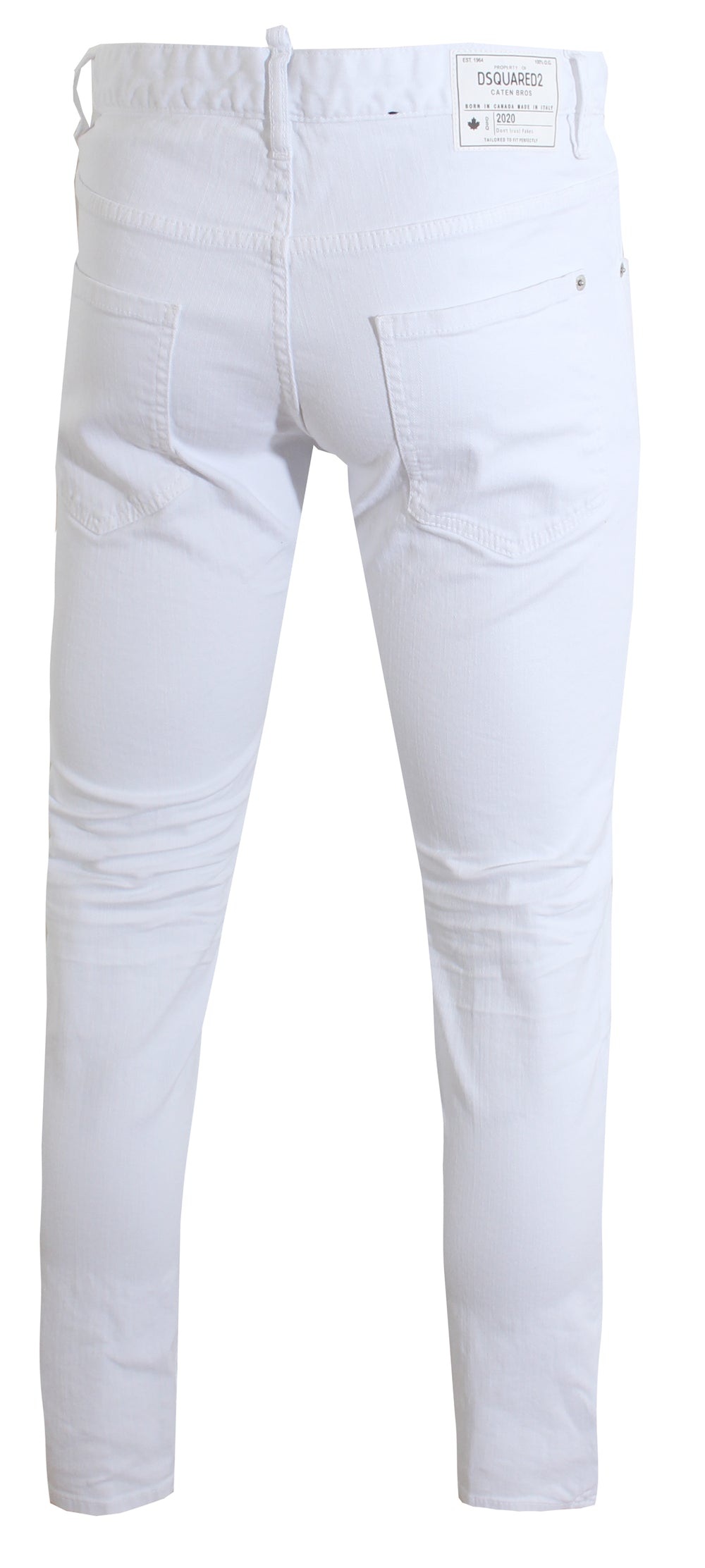 Men's Dsquared2 Skater Jeans-White
