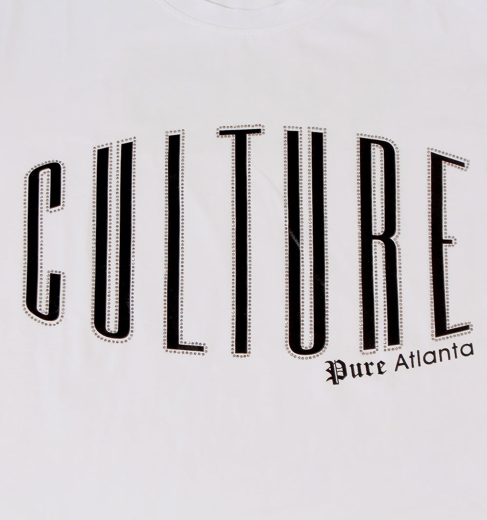 Pure Culture Diamond Tee in white – view 8 of 9