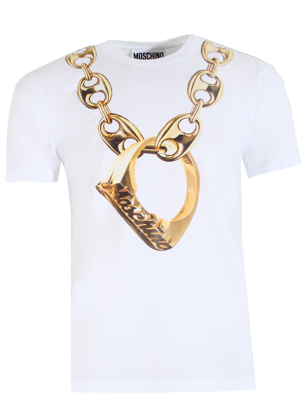 Moschino Chain with Ring Short Sleeve Tee