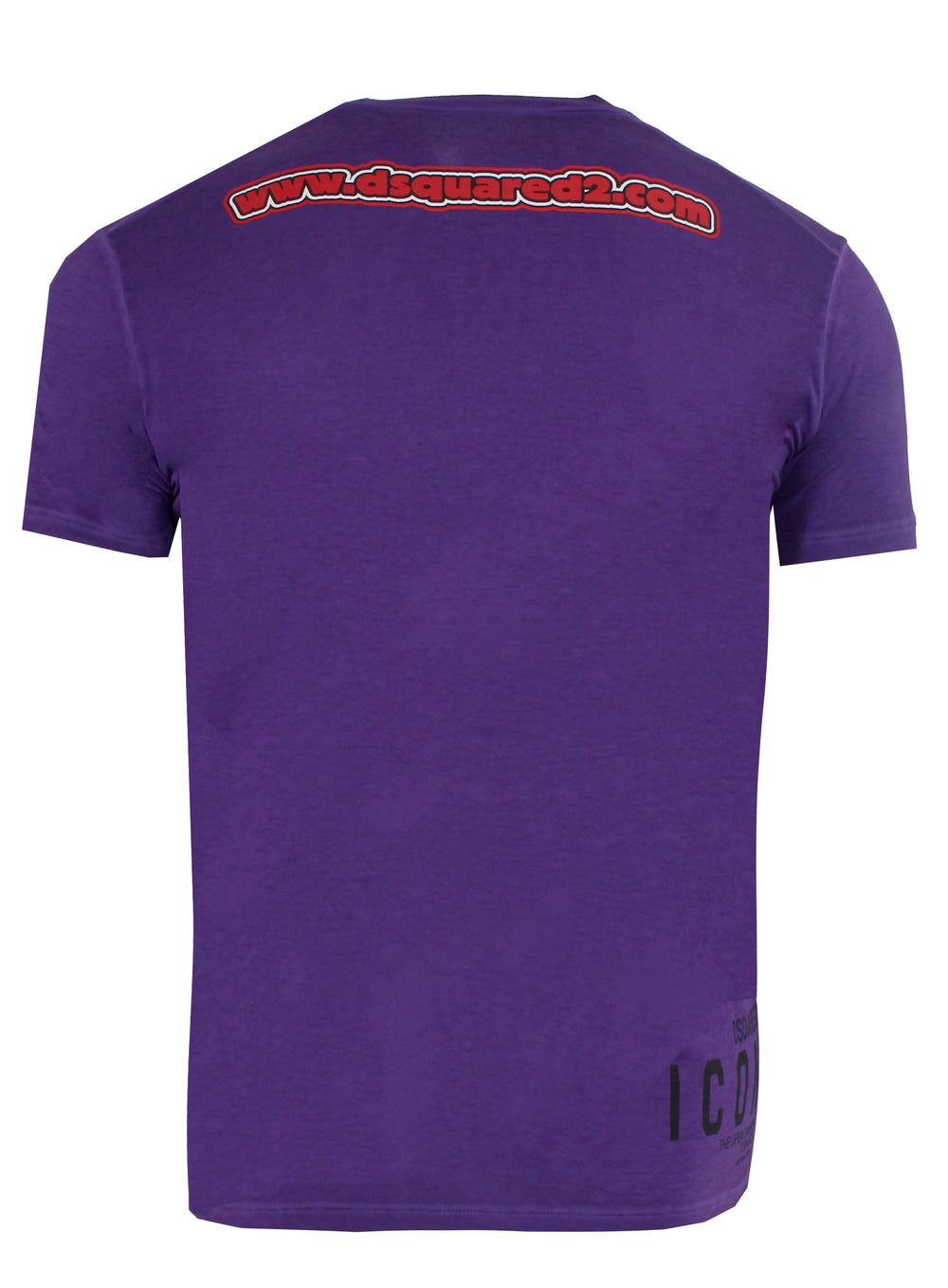 Men's Dsquared2 24 Hours Short Sleeve Tee Shirt in purple – view 2 of 2
