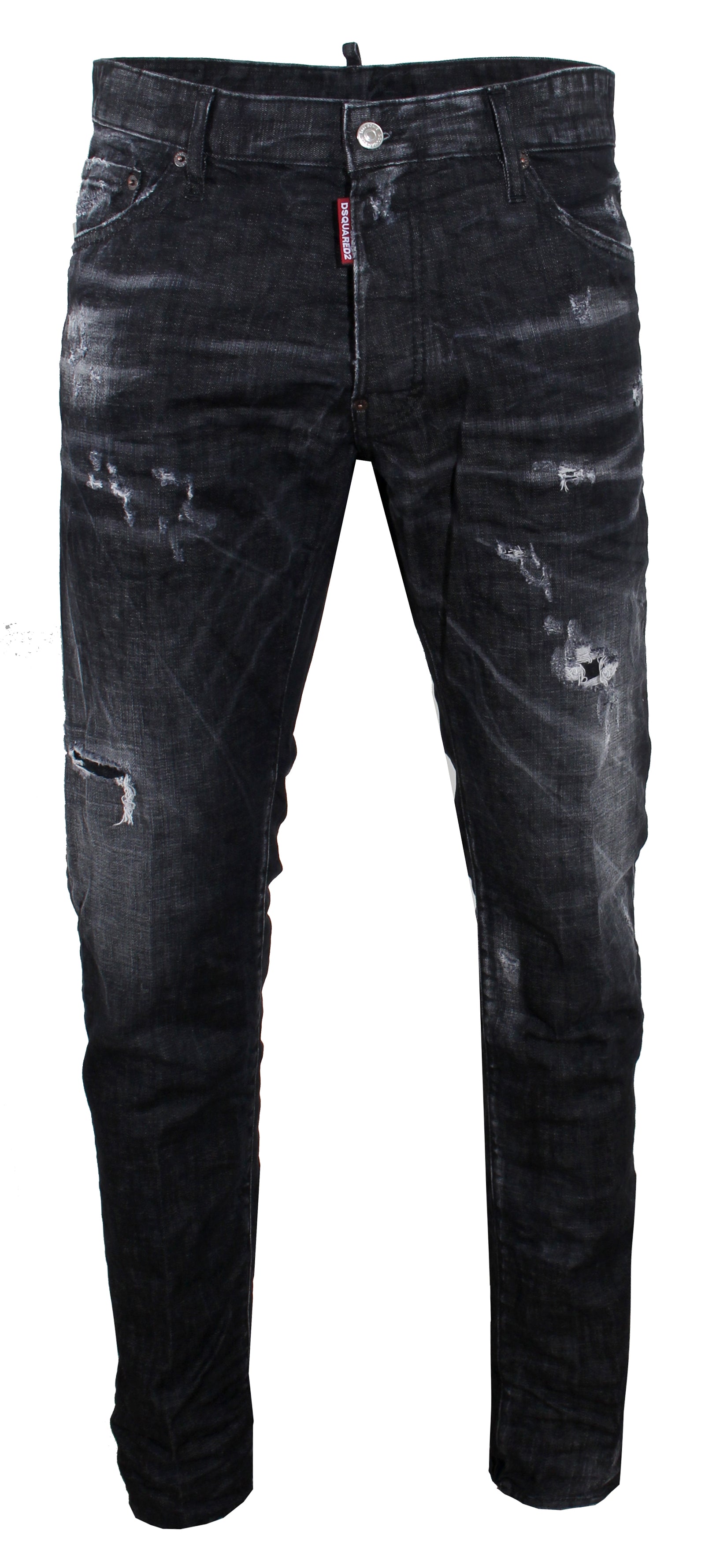 Men's Dsquared2 Black Wash Denim