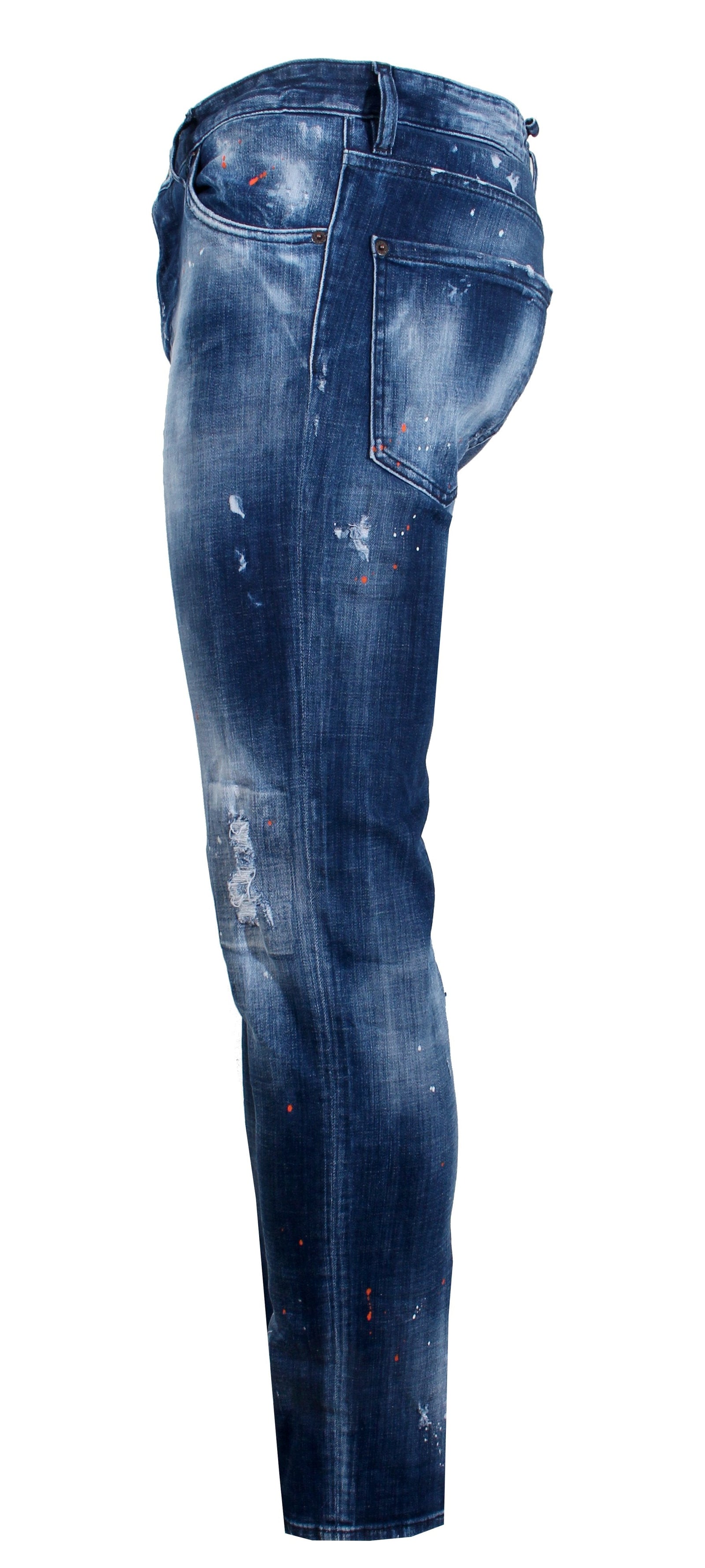 DSQUARED2 Medium Orange Country Wash Cool Guy Jeans in medium wash – view 3 of 3