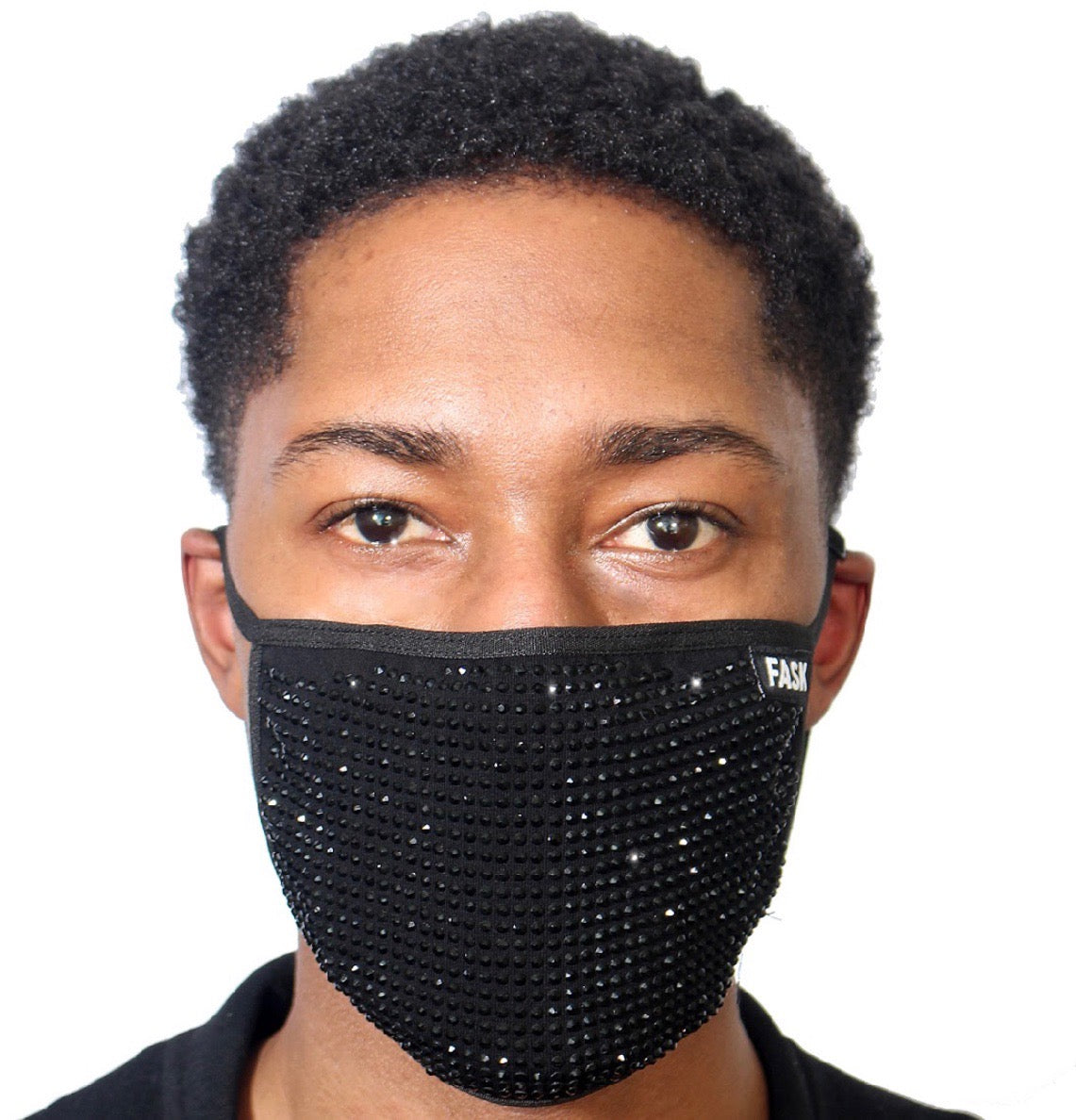 FASK Full Stoned Cotton 2.0 Stoned Mask with Interchangeable Filter and Adjustable Size Strap
