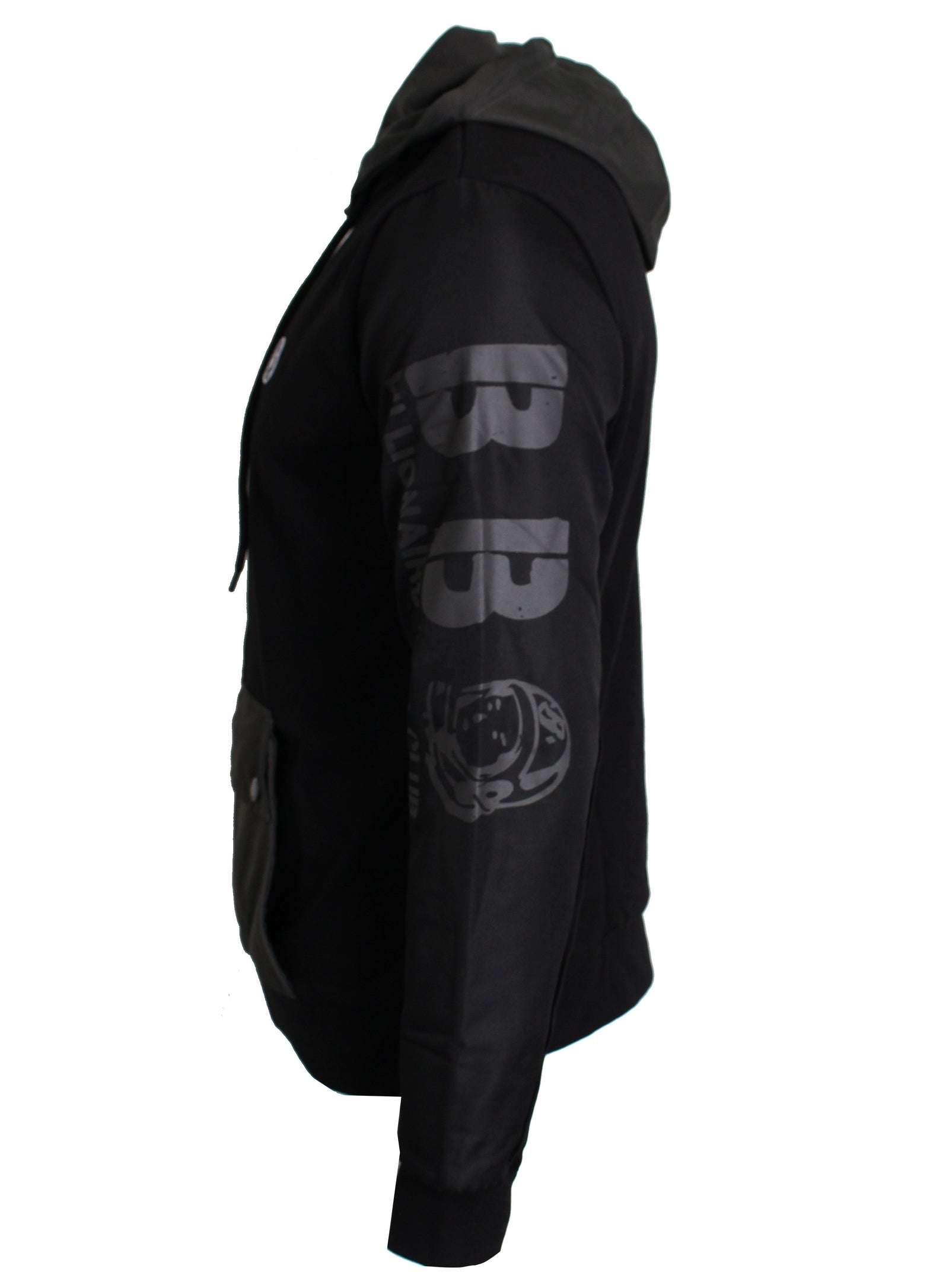 Men's Apus Long Sleeve Hoodie-Black