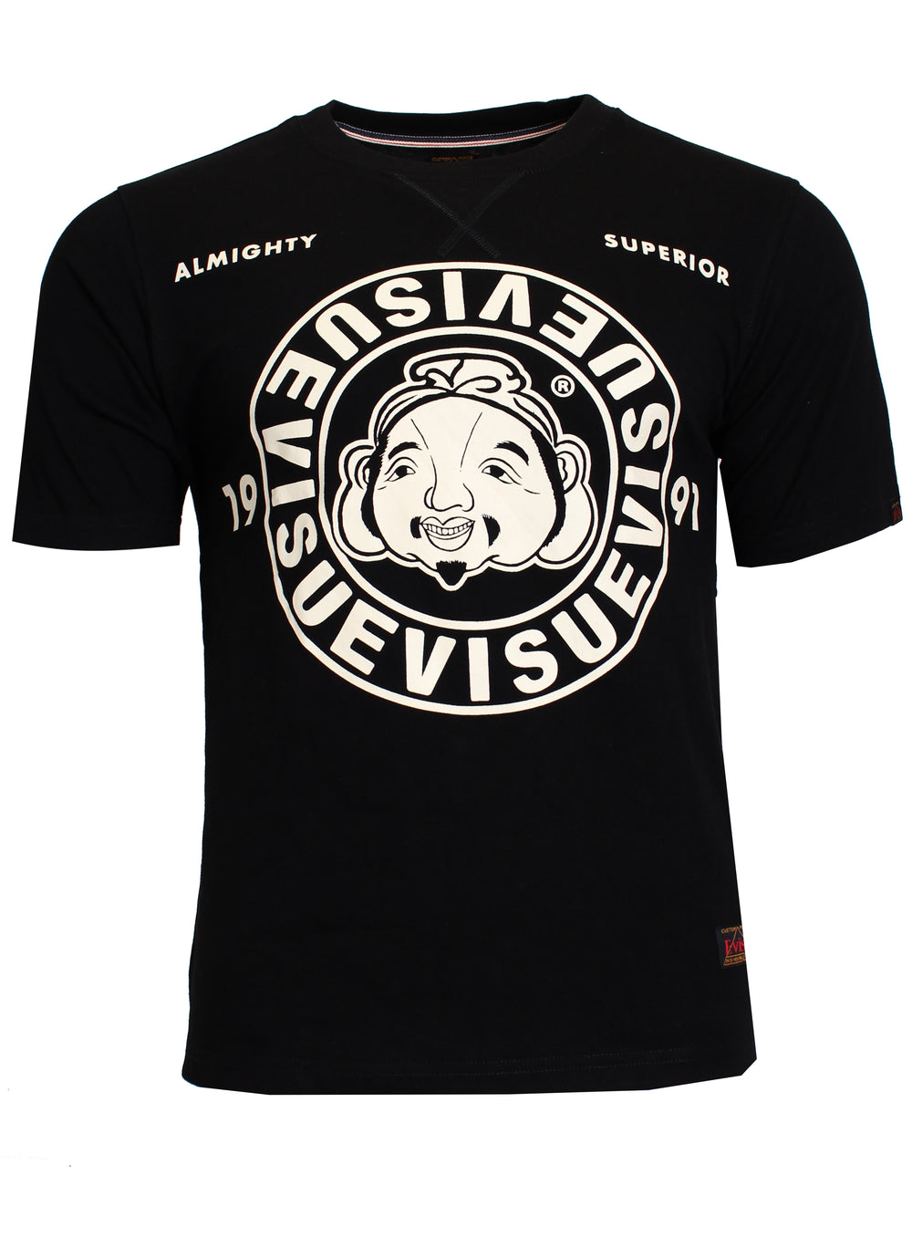 Men's HT Godhead Print Tee Shirt-Black