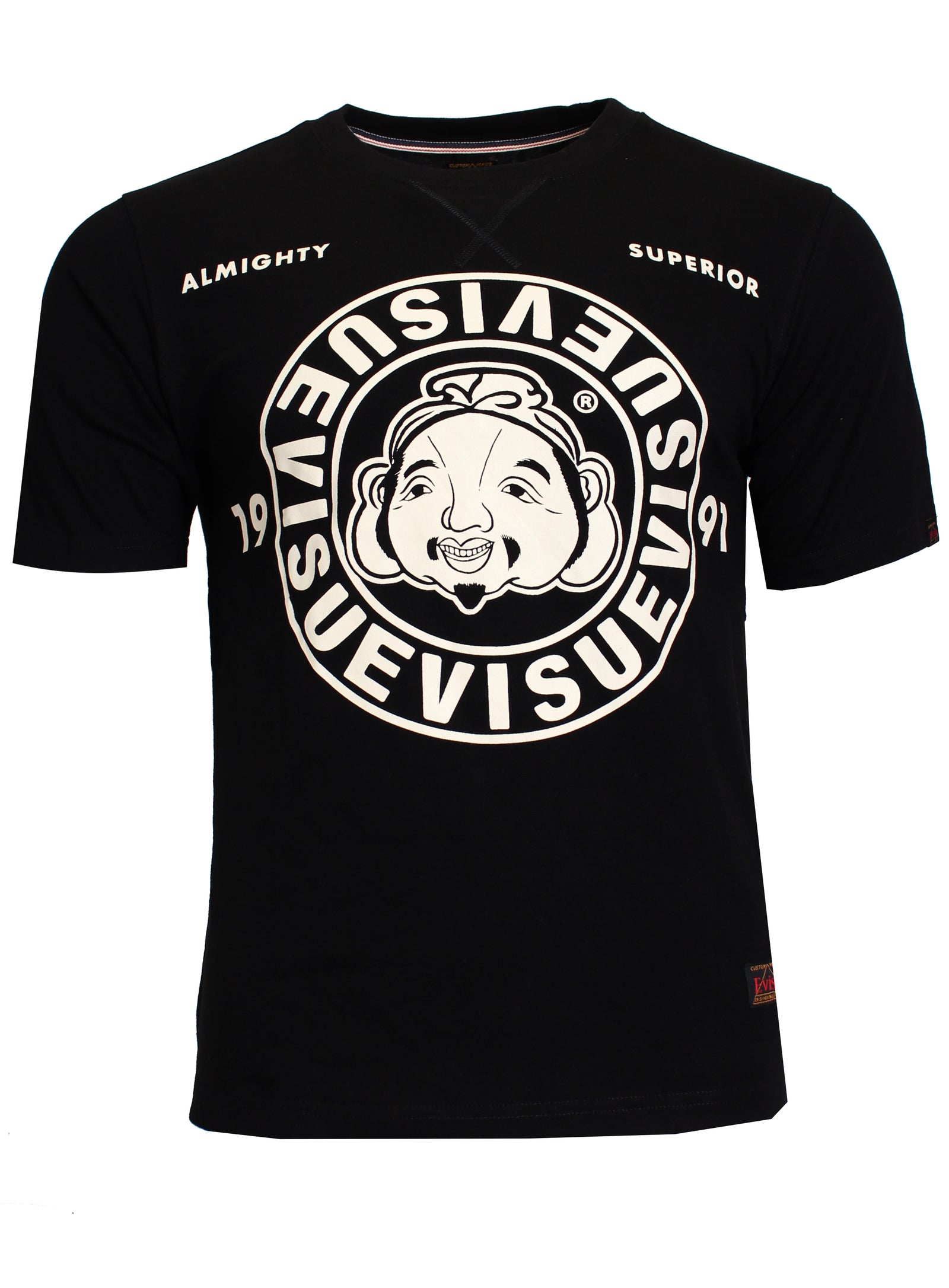 Men's HT Godhead Print Tee Shirt-Black