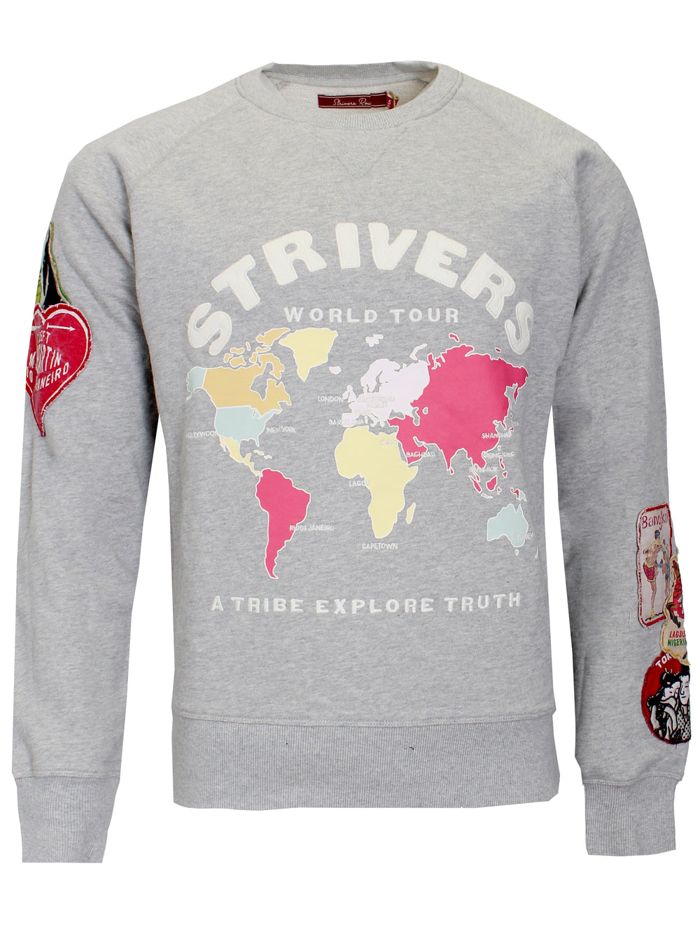 Men's Berlin Long Sleeve Sweatshirt-Heather Grey