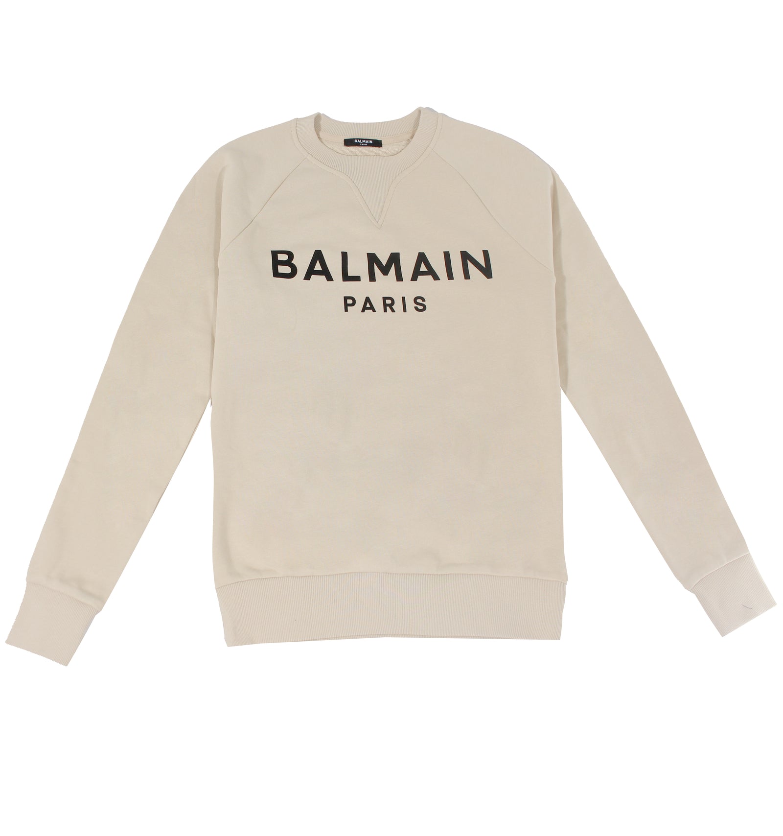 Balmain Logo Crewneck Sweatshirt - Tan