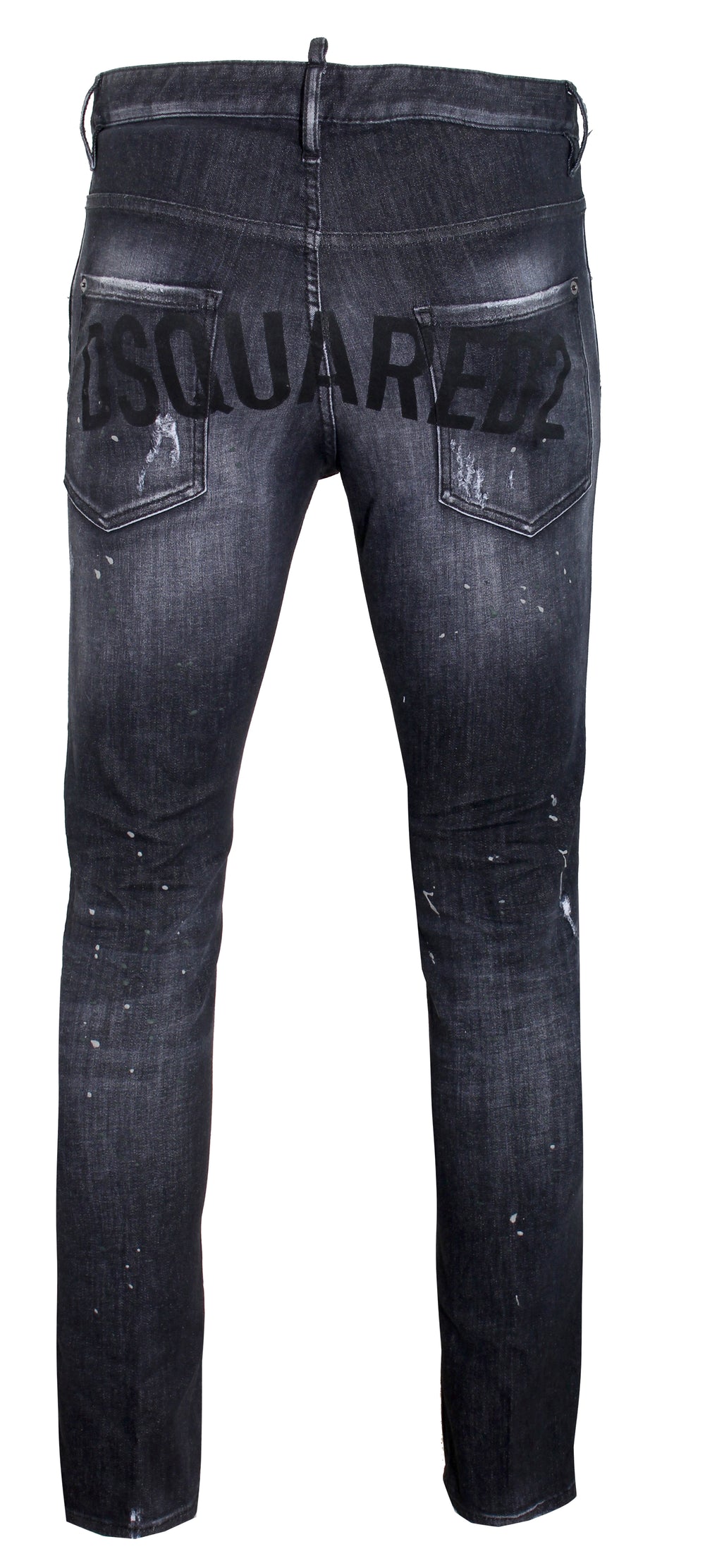 Men's Dsquared2 Black Denim with Logo Printed on the back – view 2 of 2