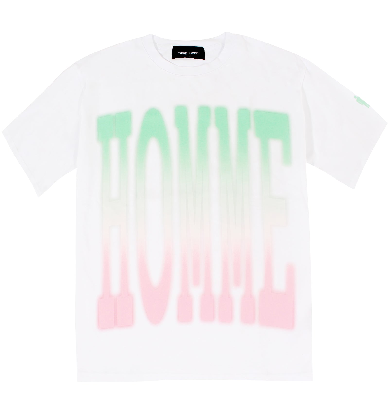 Twilight Tee - White Green and Pink