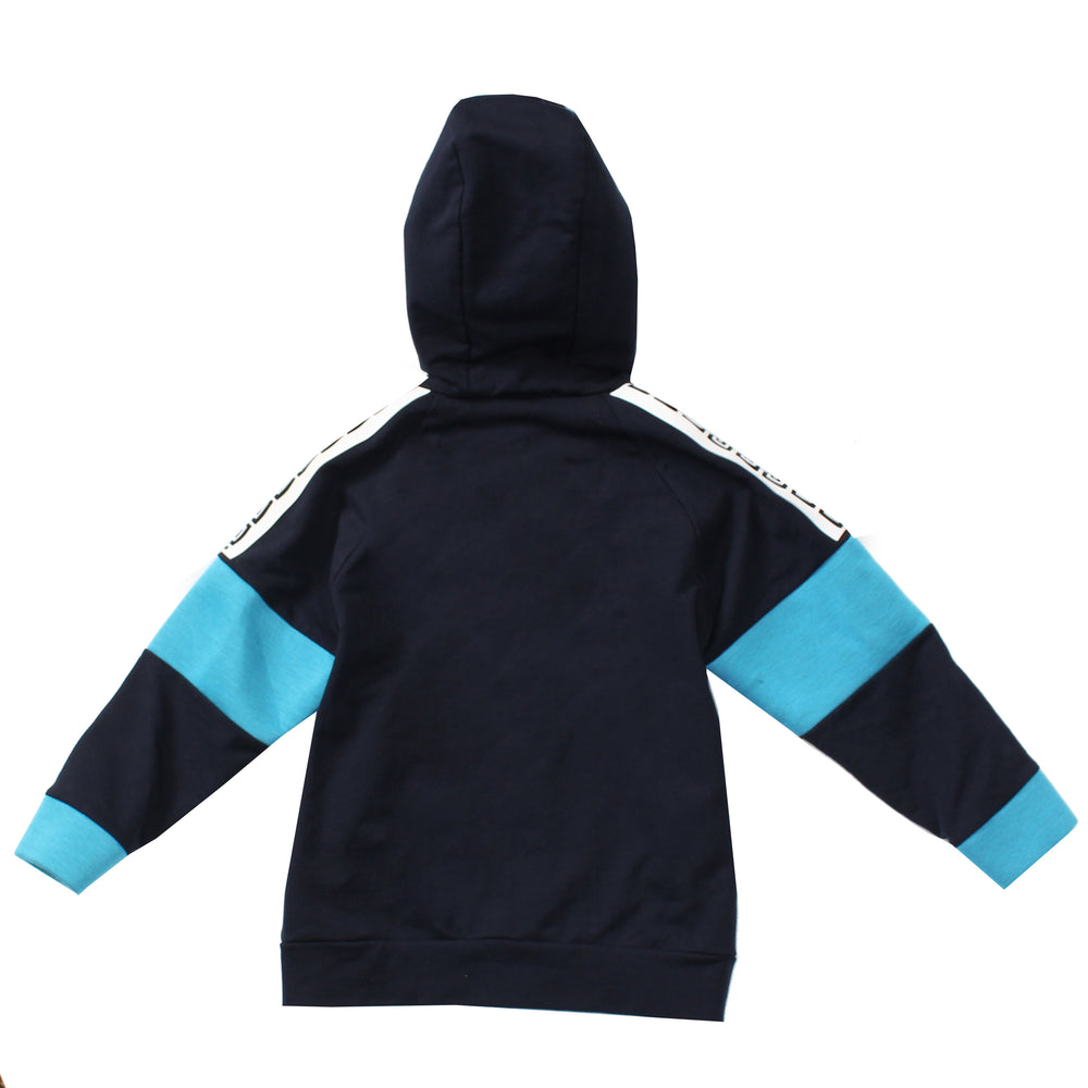 Boys 3D Medusa Long Sleeve Hoodie-Blue Aqua