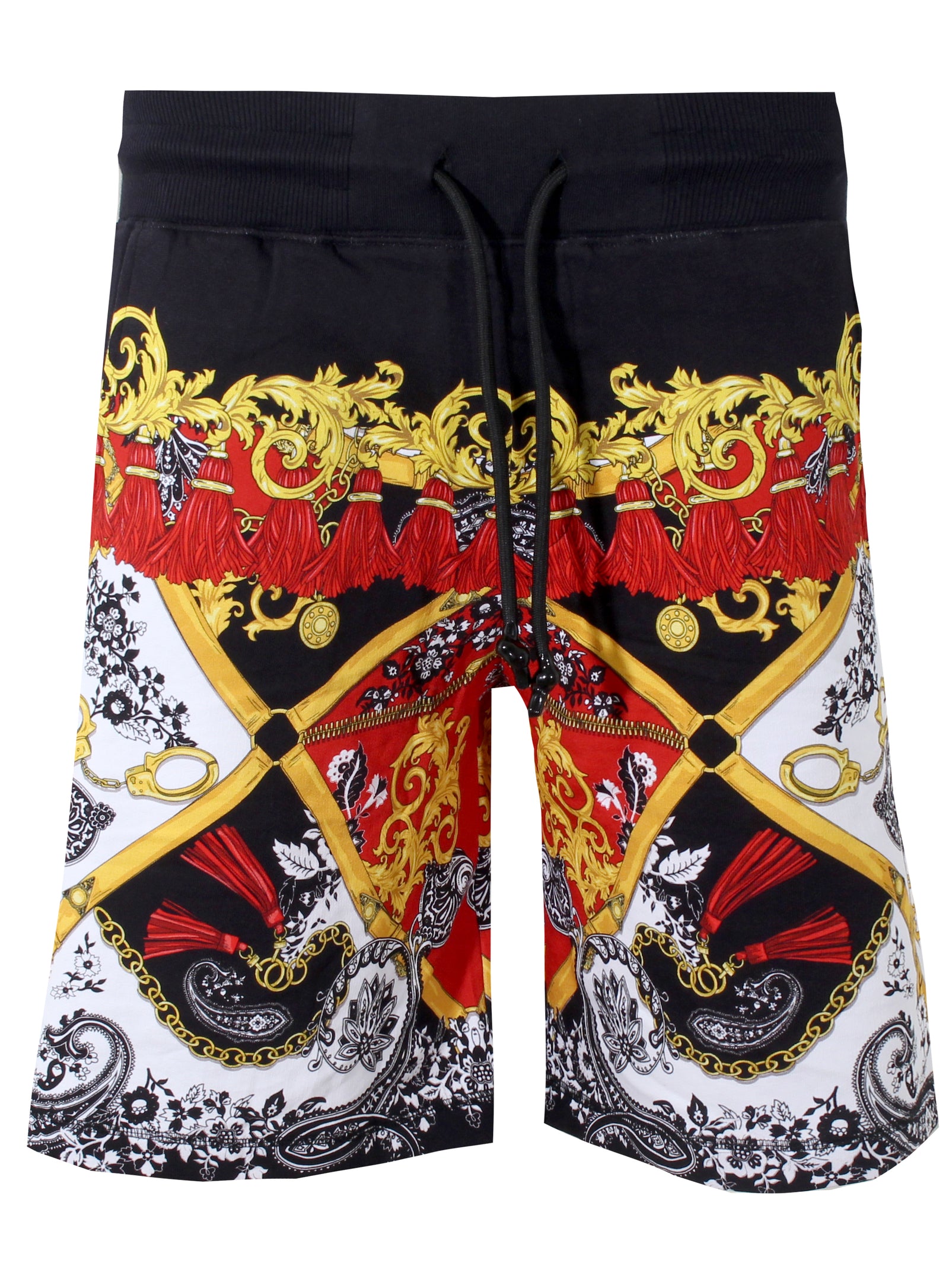 Versace Jeans Couture Paisley Print Bermuda Shorts