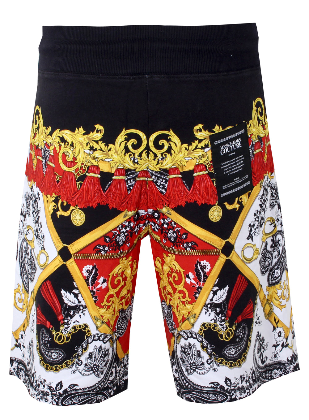 Versace Jeans Couture Paisley Print Bermuda Shorts