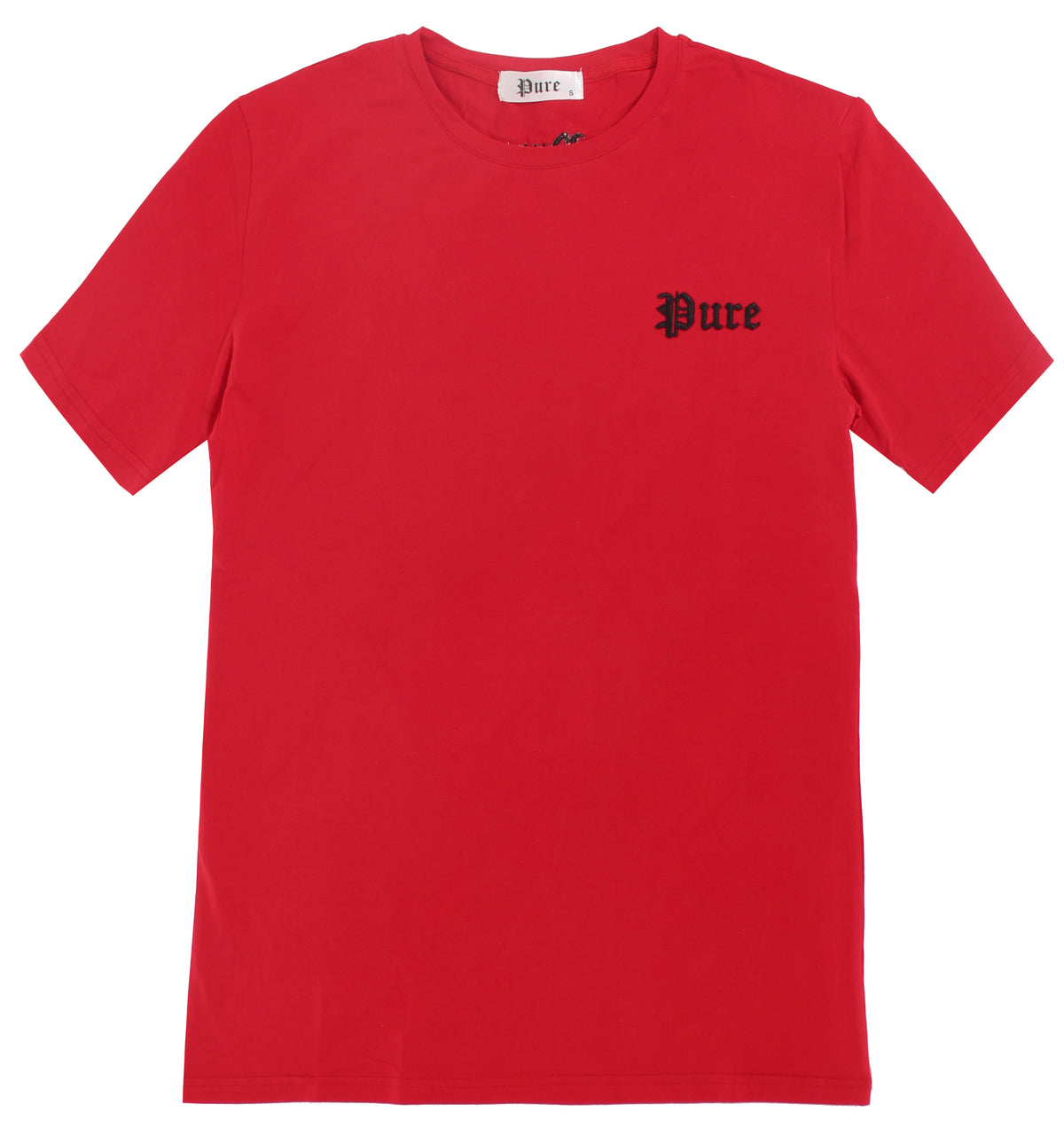 Embroidered SS Pure Tee - Red