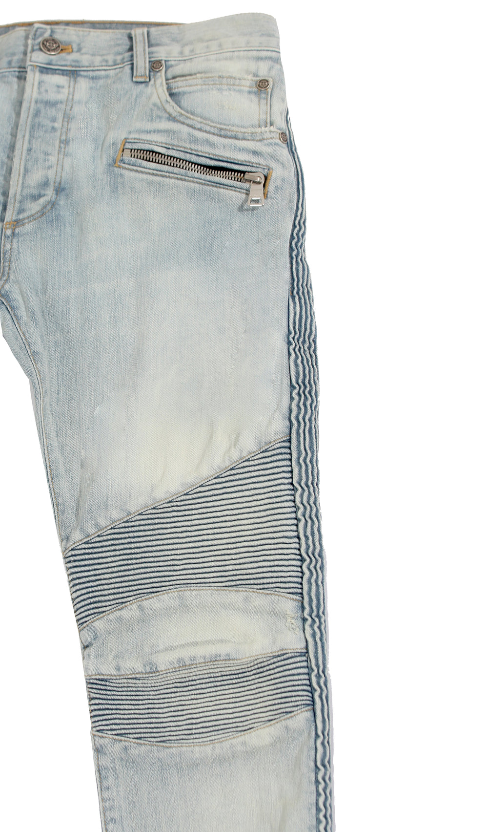Men's Monogram Denim - Light Blue