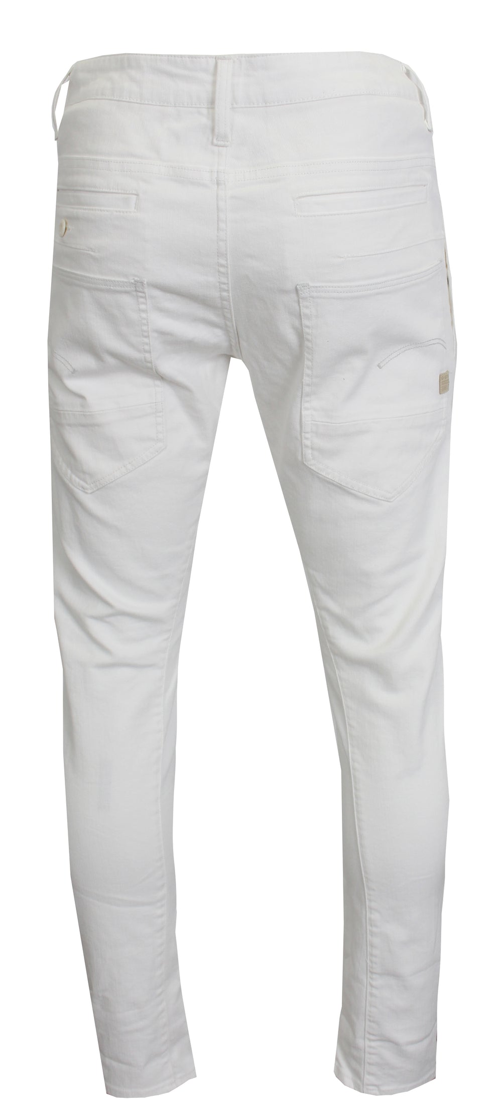 Men's D-Staq 3D Slim Jeans-White
