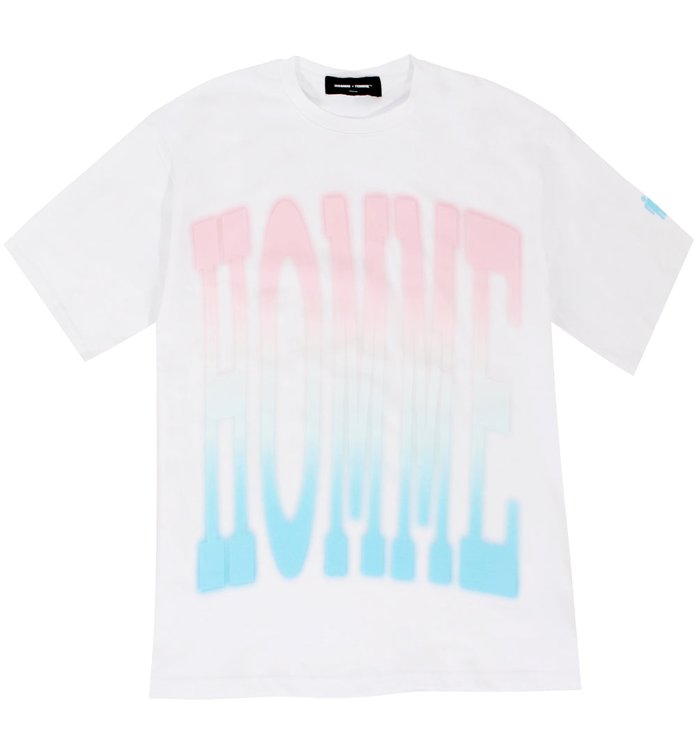 Twilight Tee - White Blue and Pink