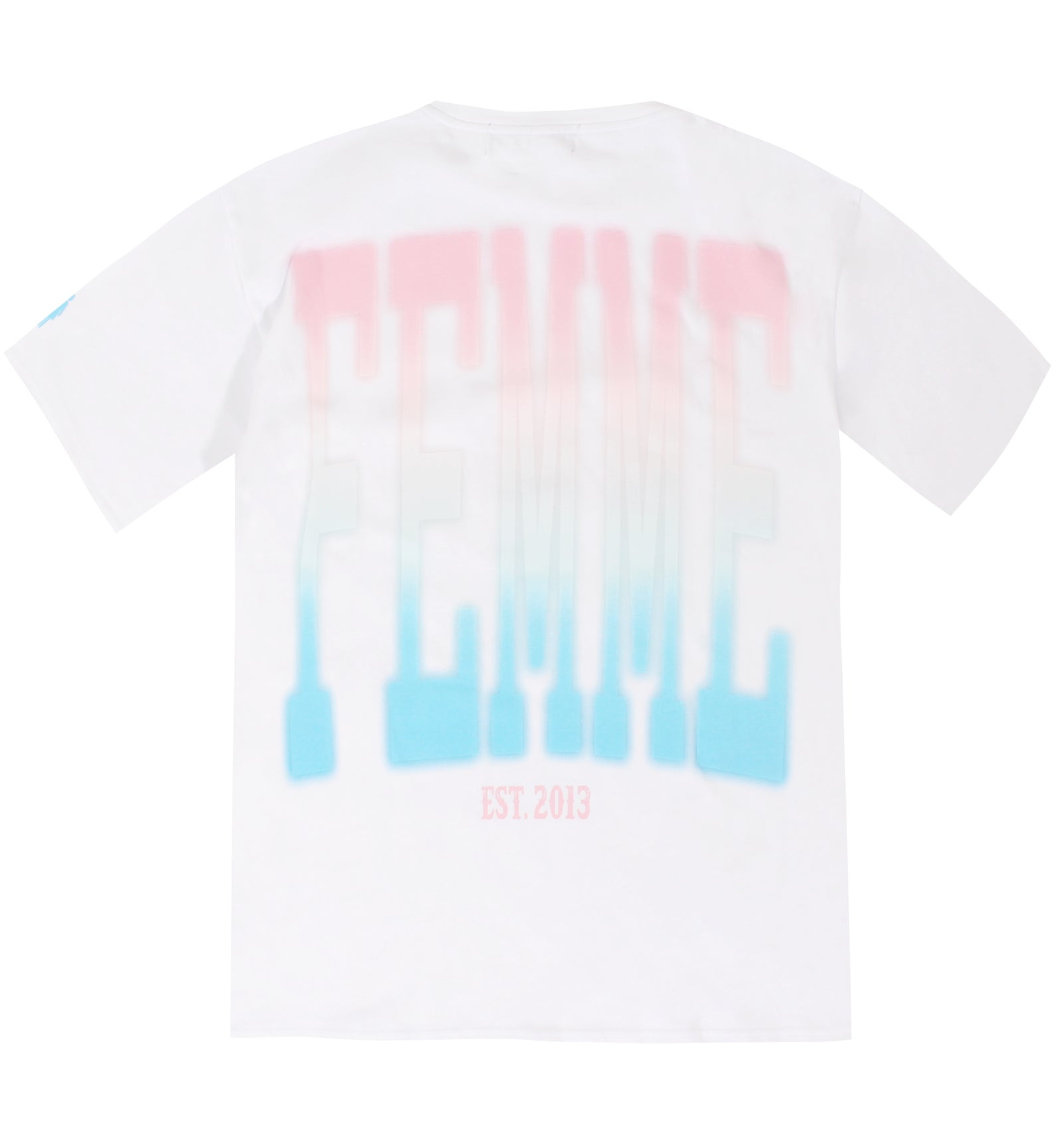 Twilight Tee - White Blue and Pink