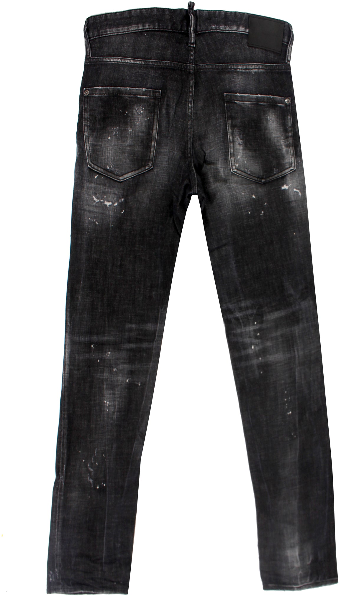 Dsquared2 Thigh Logo 5 Pocket Denim - Black