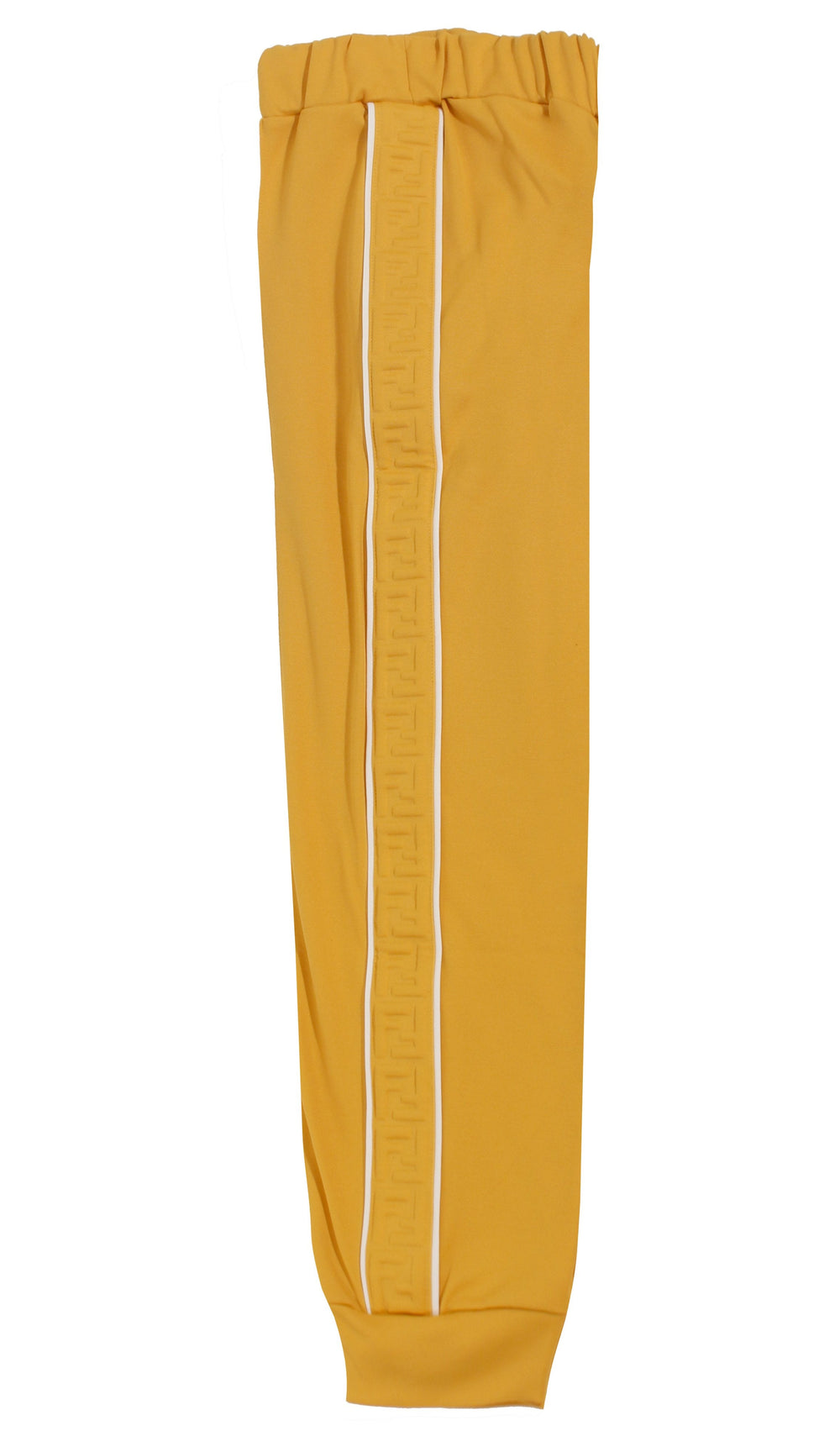 Kids Track Pants W 3D FF On Sides - Mustard