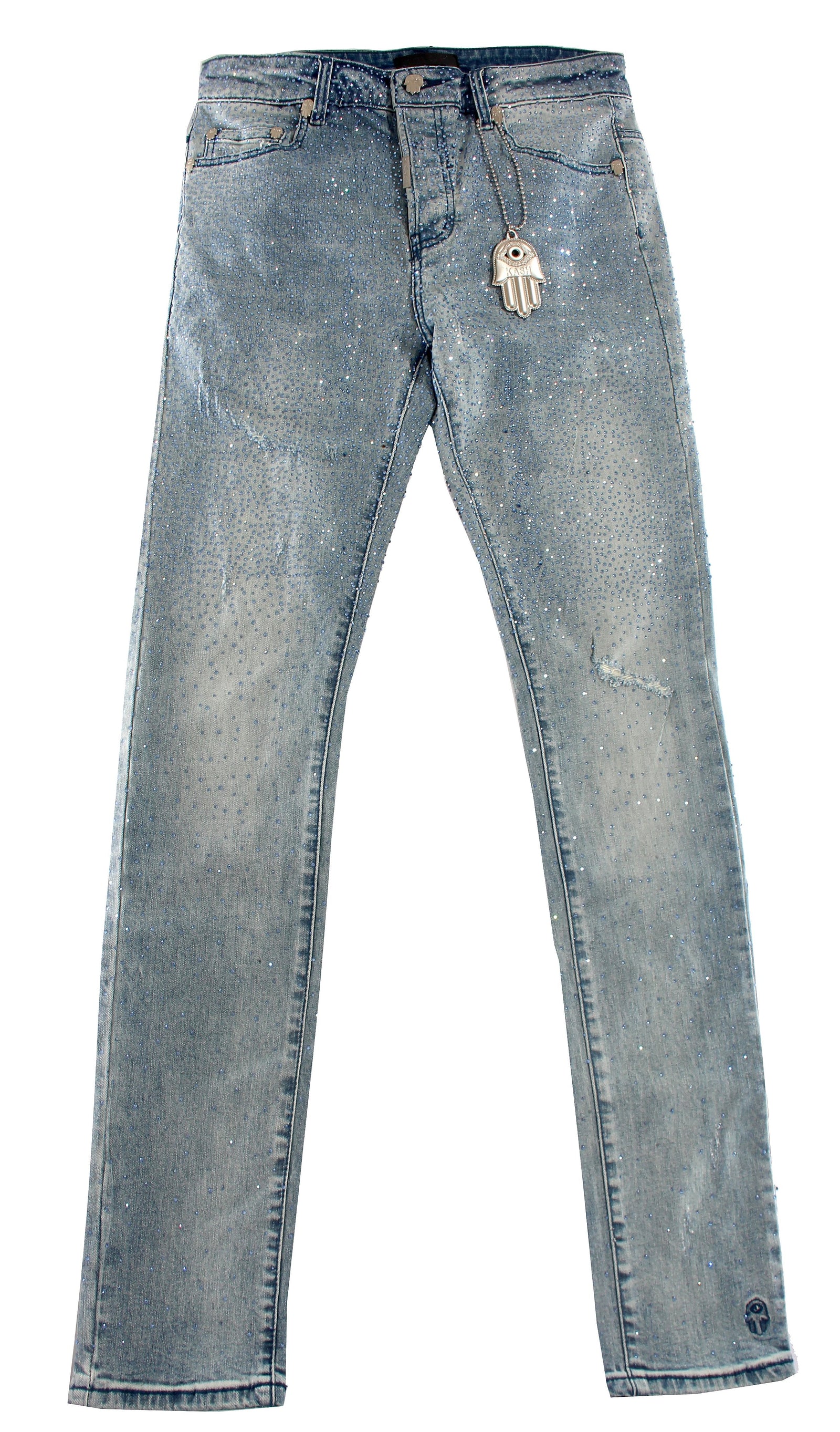 Kash Diamond Denim in blue – view 7 of 9