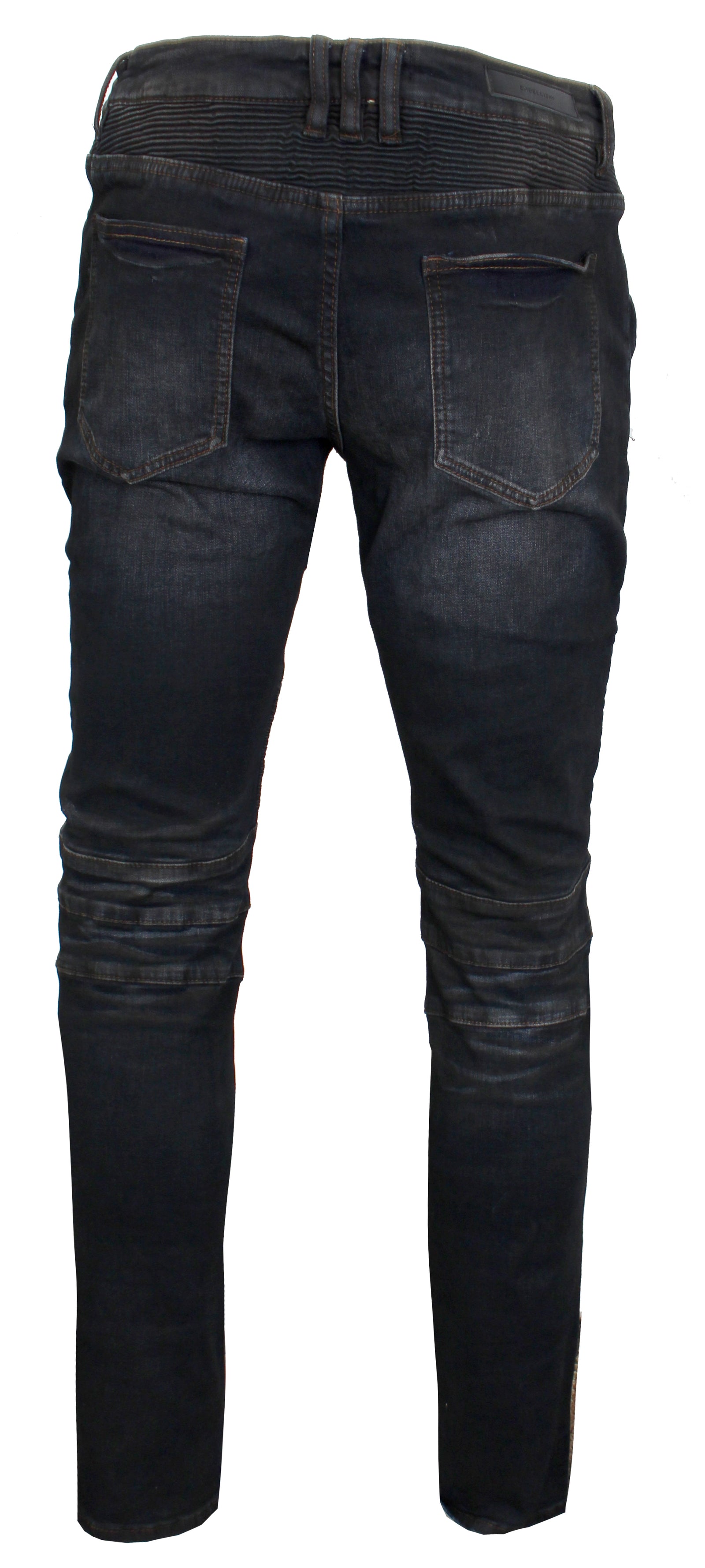 Embellish Men's Clemente Biker Denim - Charcoal – view 2 of 3