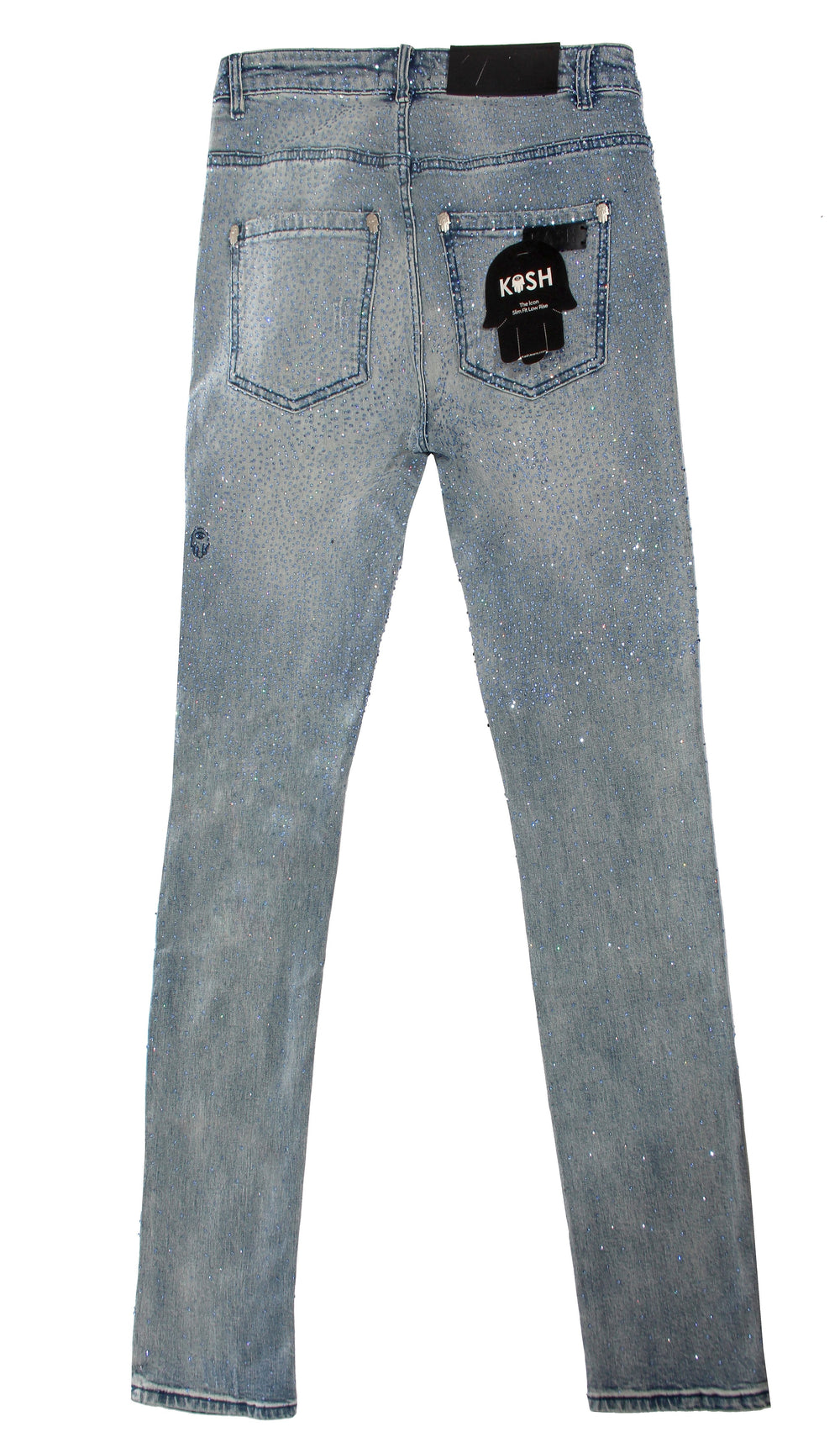 Kash Diamond Denim in blue – view 8 of 9