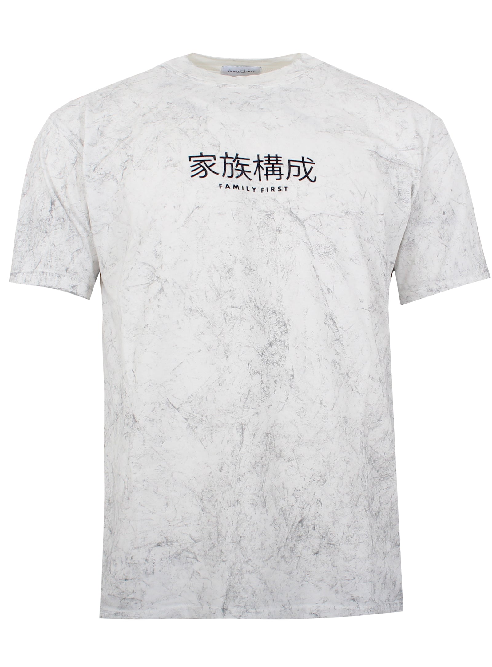 Men's Japanese Letter Short Sleeve Tee Shirt