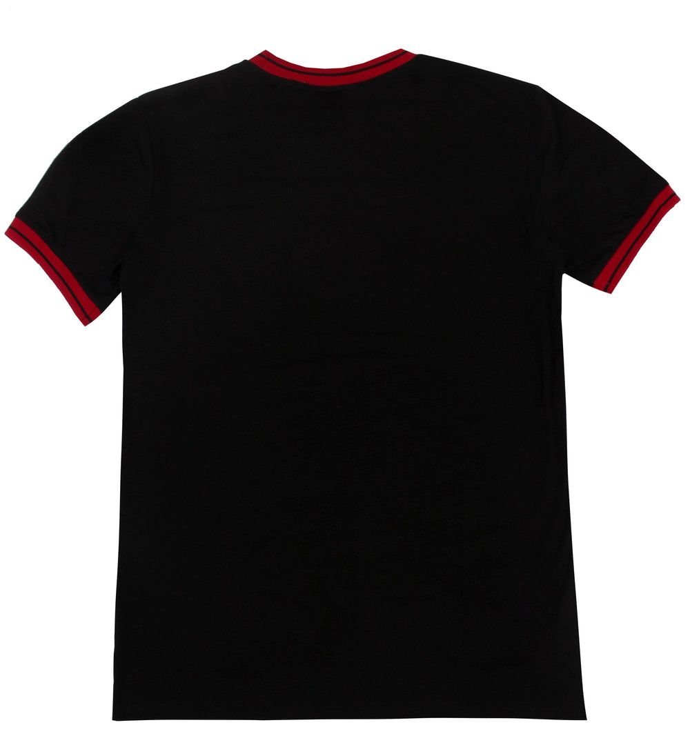 Pure Varsity T-Shirt in black and red – view 3 of 3