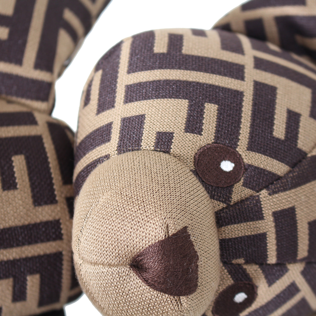 Toy Bear with Allover Logo Print