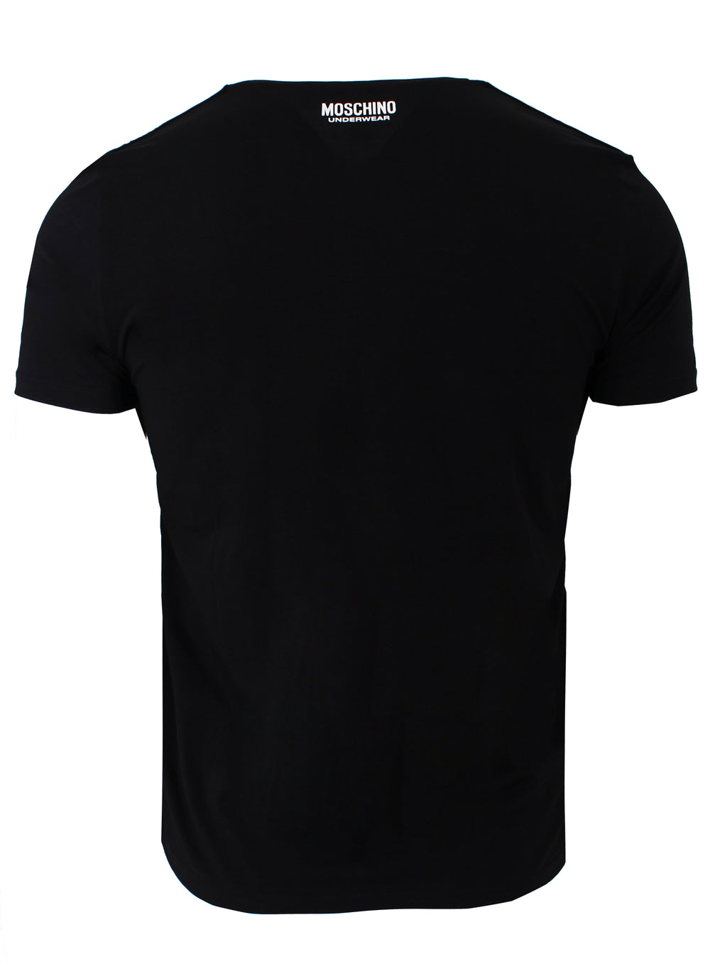 Men's Moschino Short Sleeve Stretch Side Stripe Logo Tee