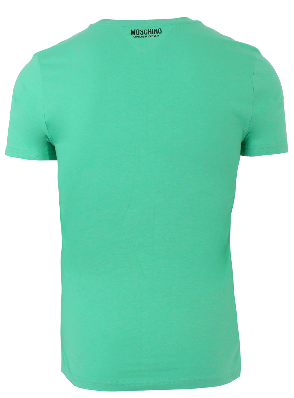 Men's Moschino Side Stripe Stretch Tee-Green