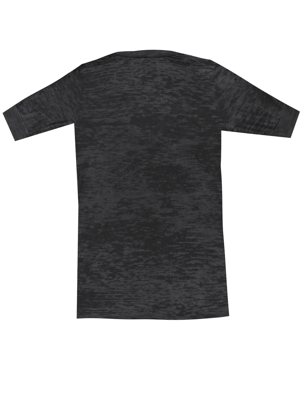 Pure V-Neck Tee with Black Logo in grey – view 2 of 3