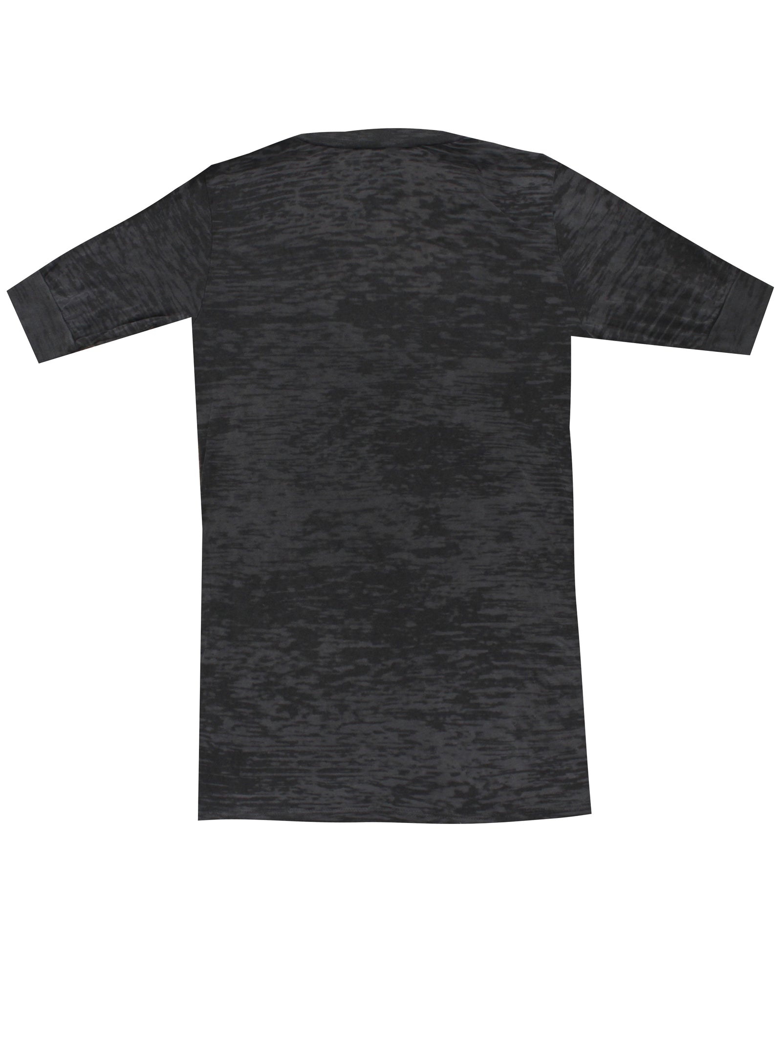 Pure V-Neck Tee with Black Logo in grey – view 2 of 3