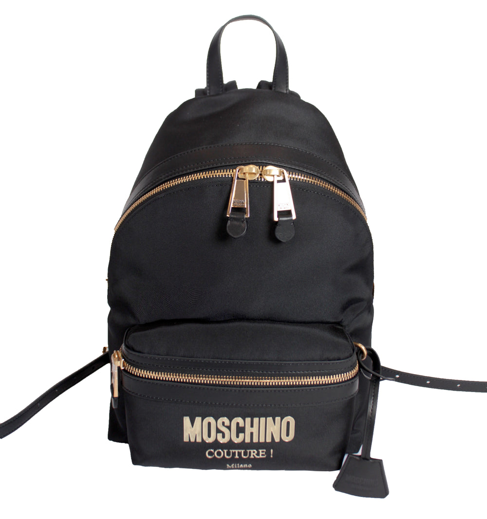 Small Logo Backpack - Black & Gold
