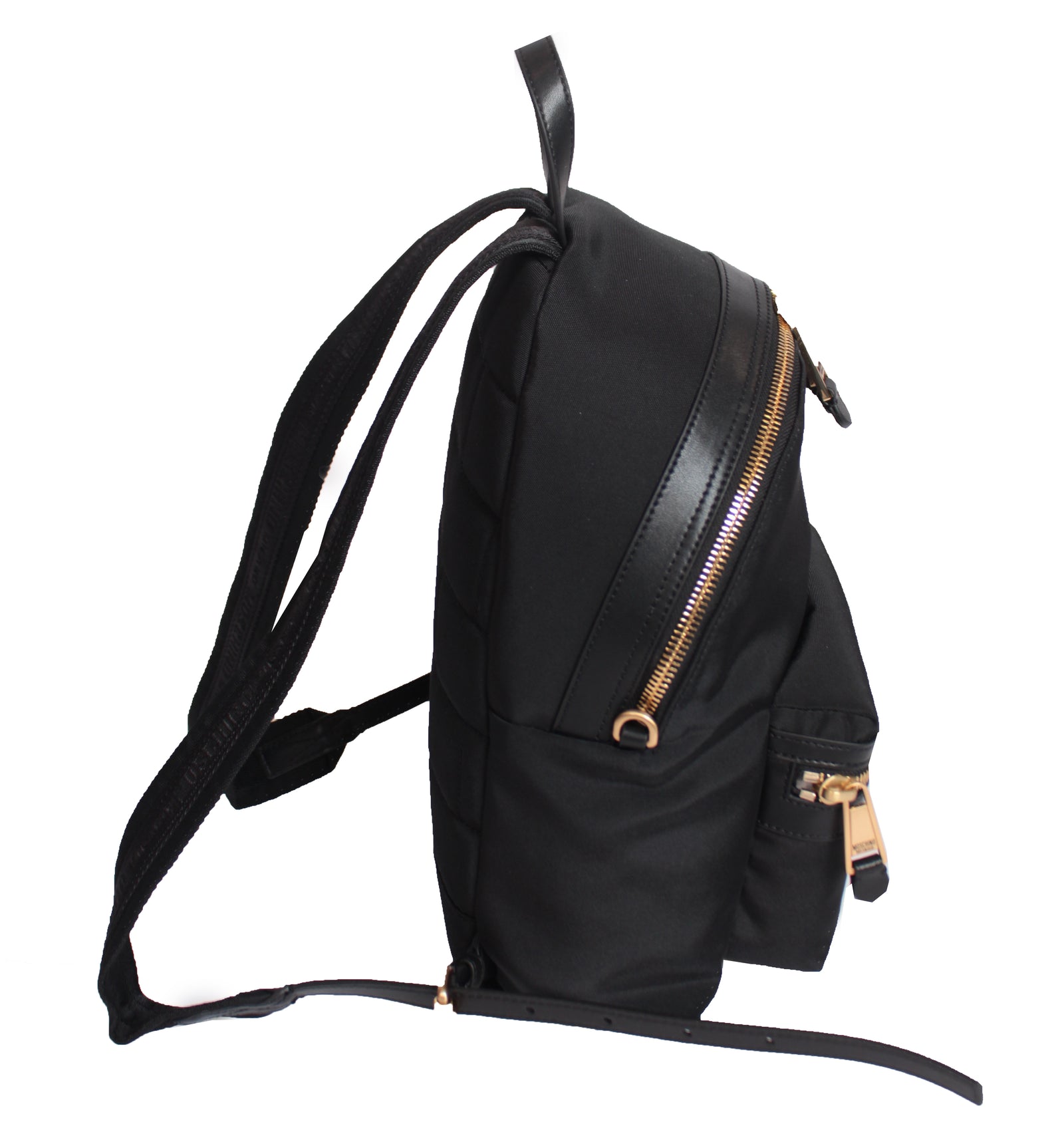 Small Logo Backpack - Black & Gold