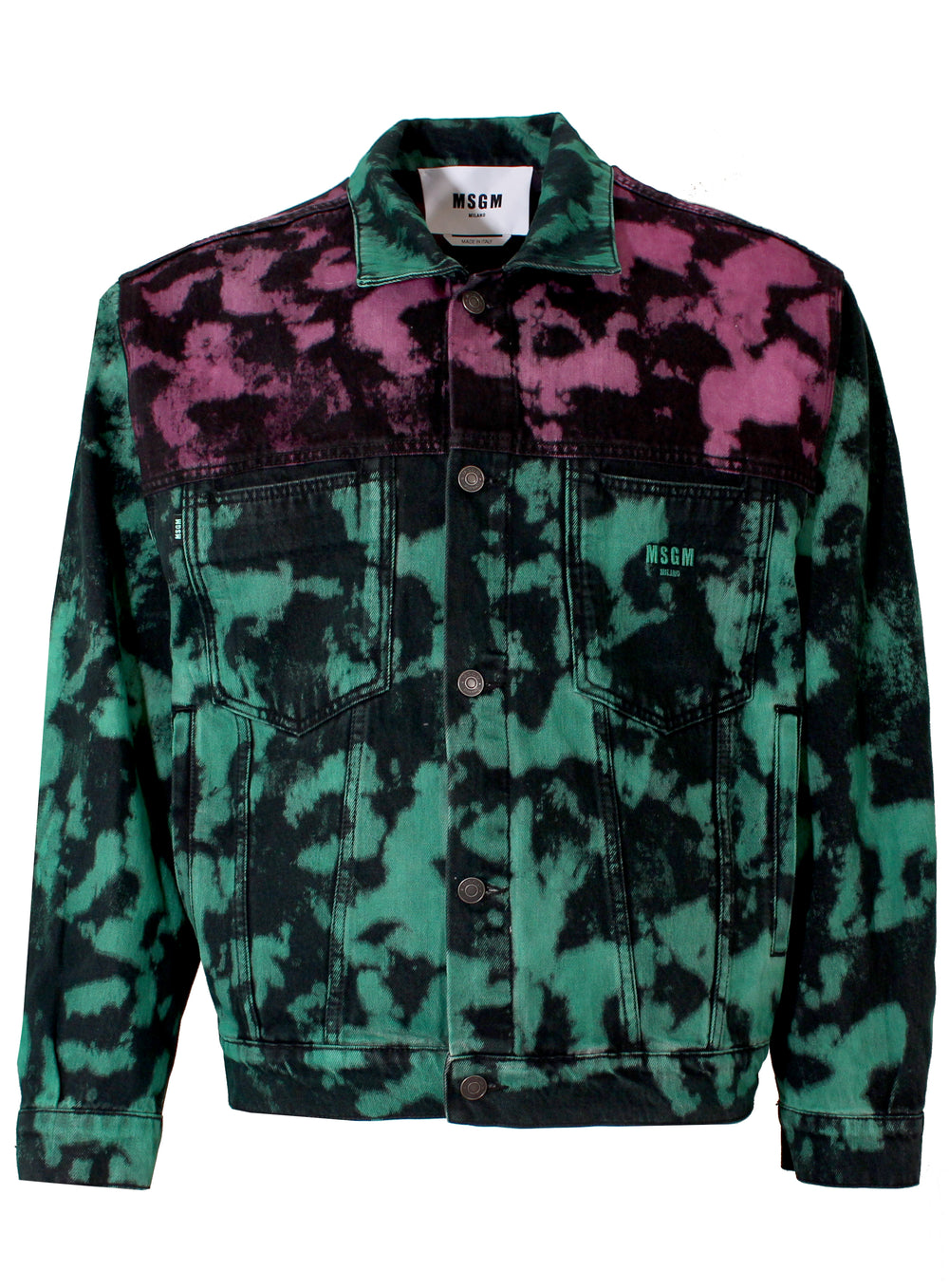 MSGM Tie Dye Denim Jacket – view 1 of 2