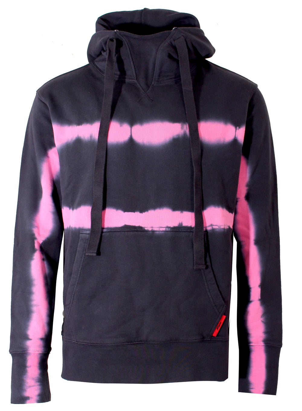 MSGM Tie Dye Long Sleeve Hoodie in multicolor tie dye – view 1 of 2