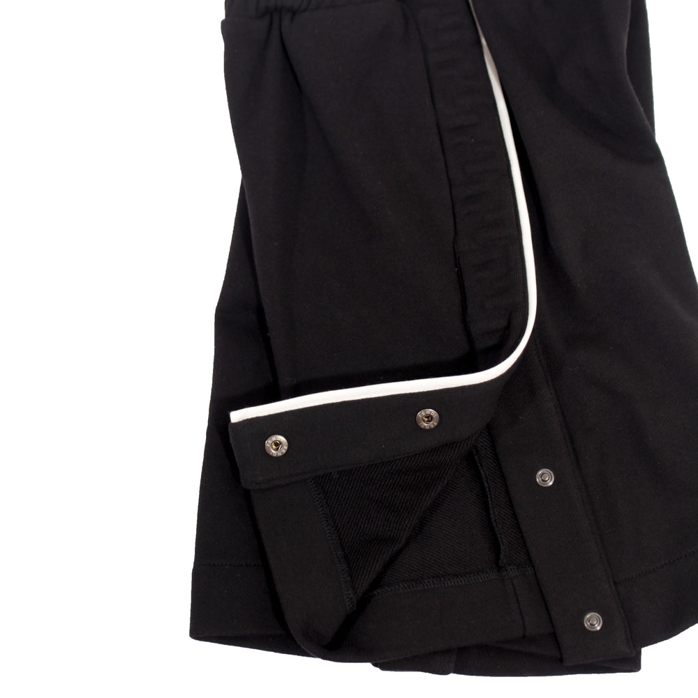 Fendi Kids Track Shorts with Side Snap and Logo Trim in black – view 3 of 3